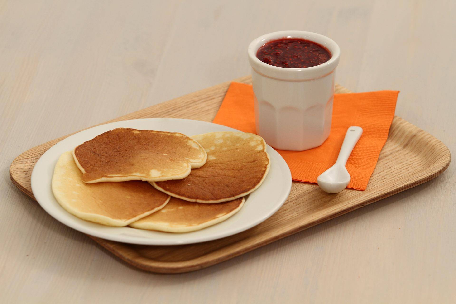 Pancake à la confiture maison - Recette Balance de cuisine | Tefal