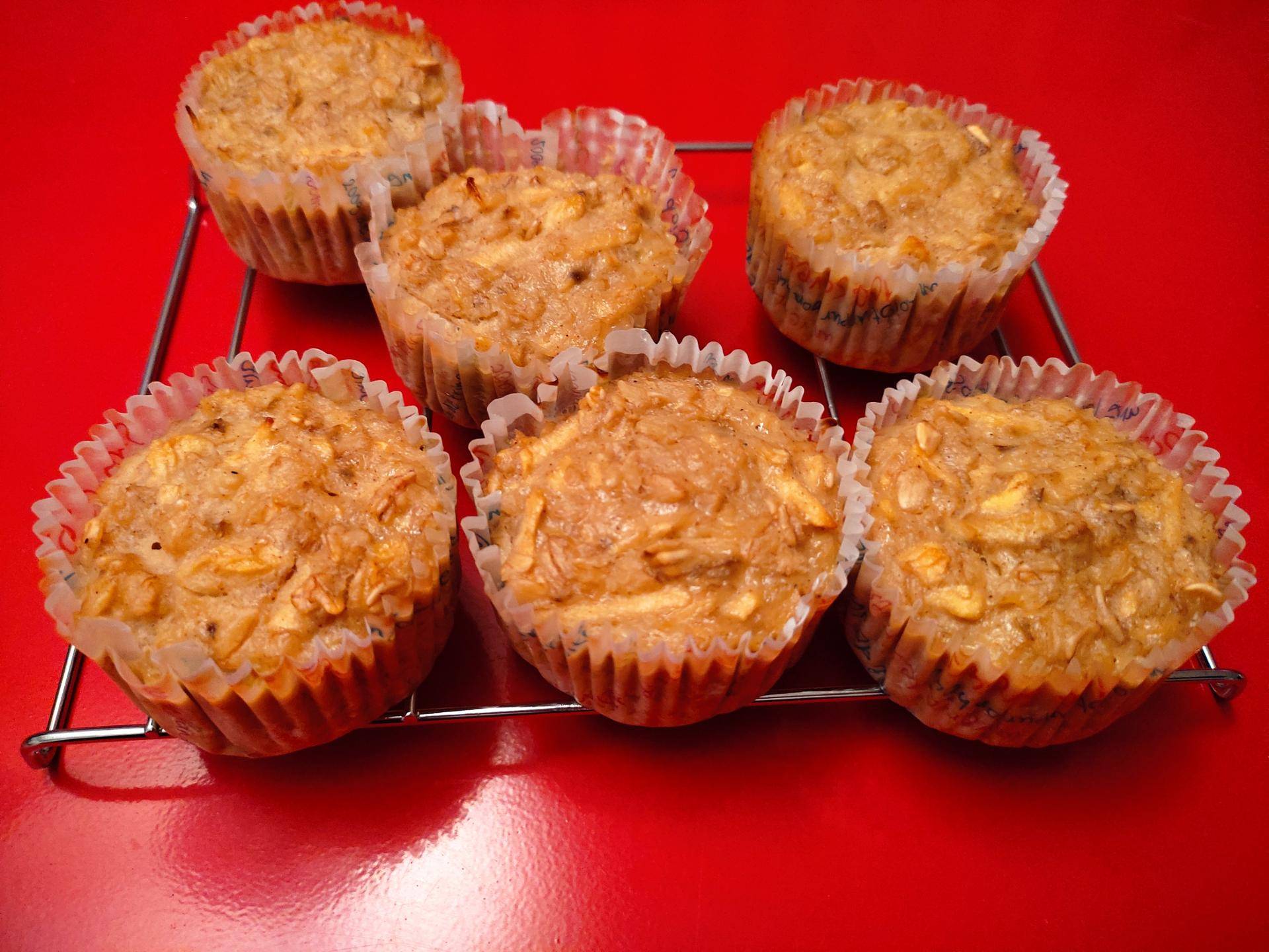 Muffins healthy pomme, banane sans farine - Recepten Cake Factory | Tefal