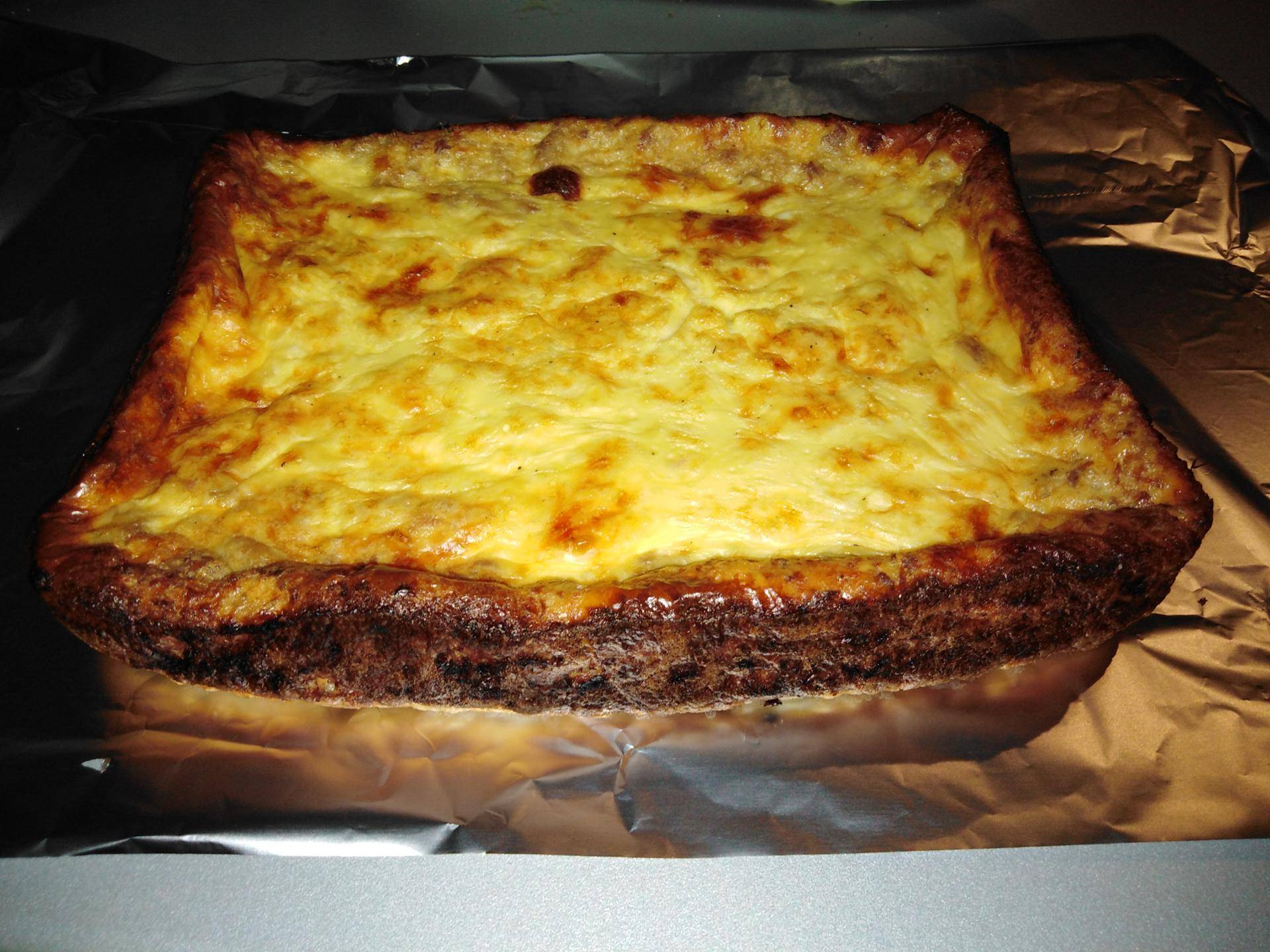 Quiche sans pâte au thon - Recepten Cake Factory | Tefal