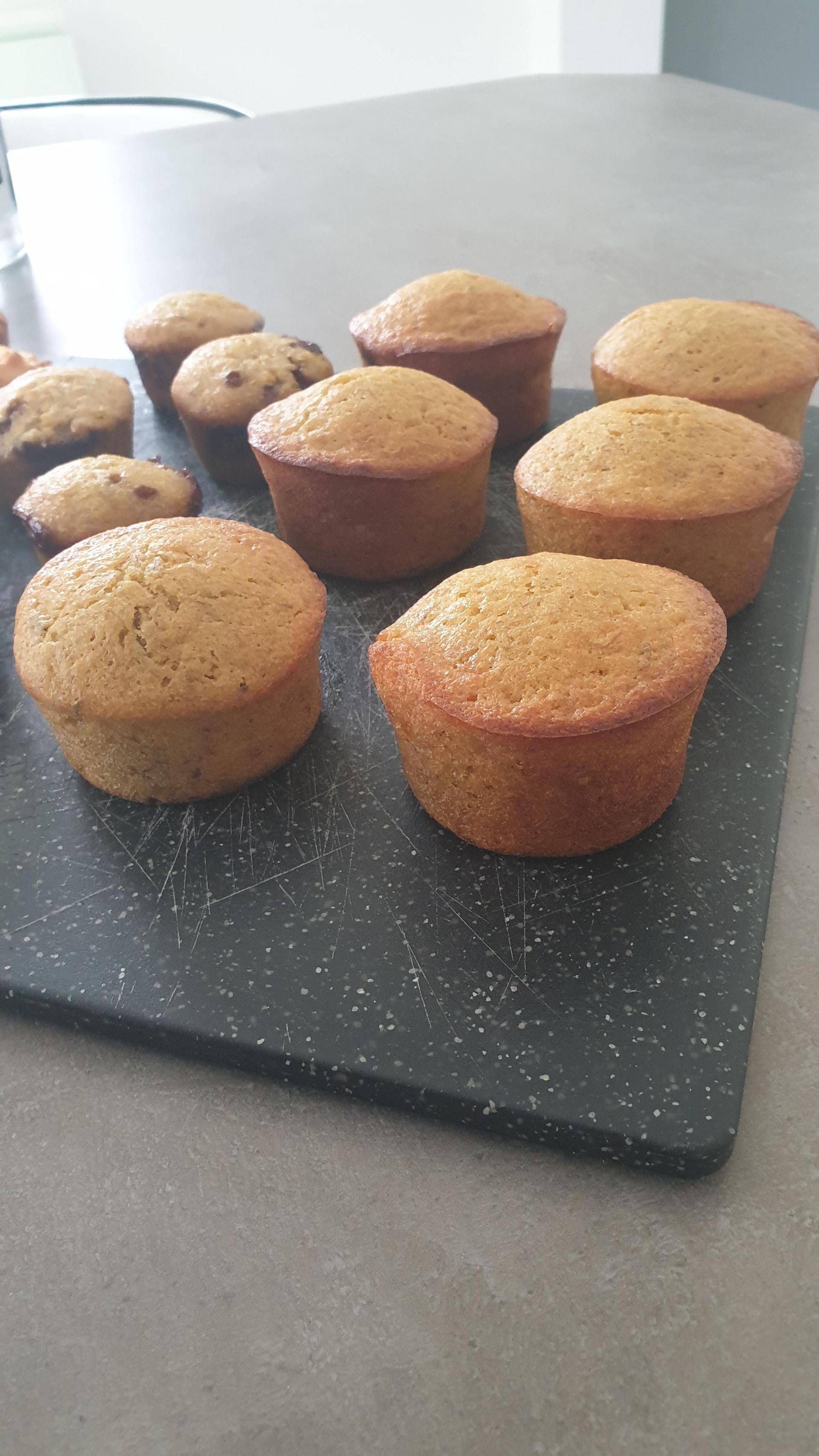 Muffins banane cœur Nutella - Recette Cake Factory | Tefal