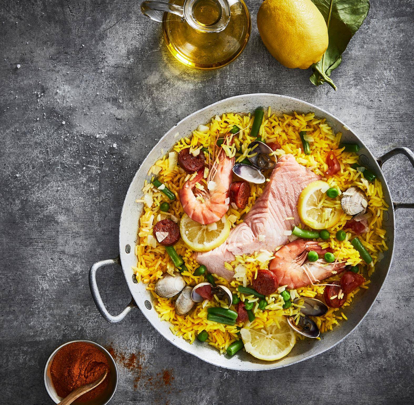 Saumon façon paëlla - Recette undefined | Tefal