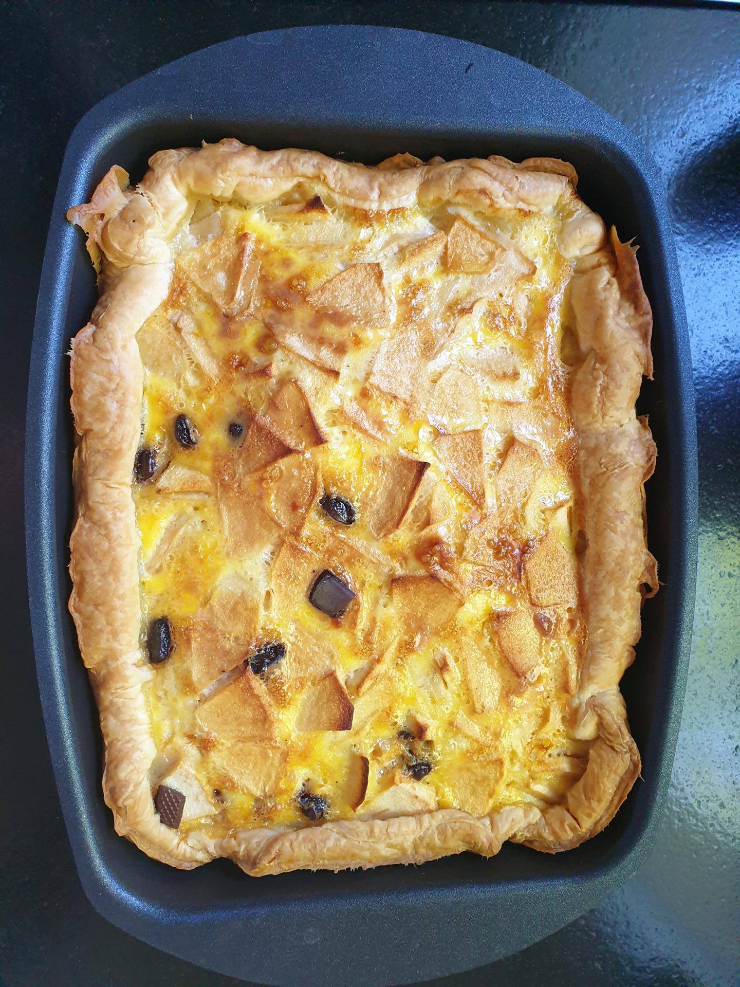 Tarte pommes et pepites de chocolat - Recette Cake Factory | Tefal