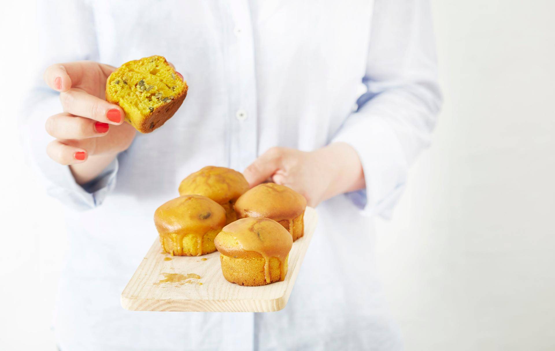 Muffins au butternut et graines de courge - Recette Cake Factory | Tefal