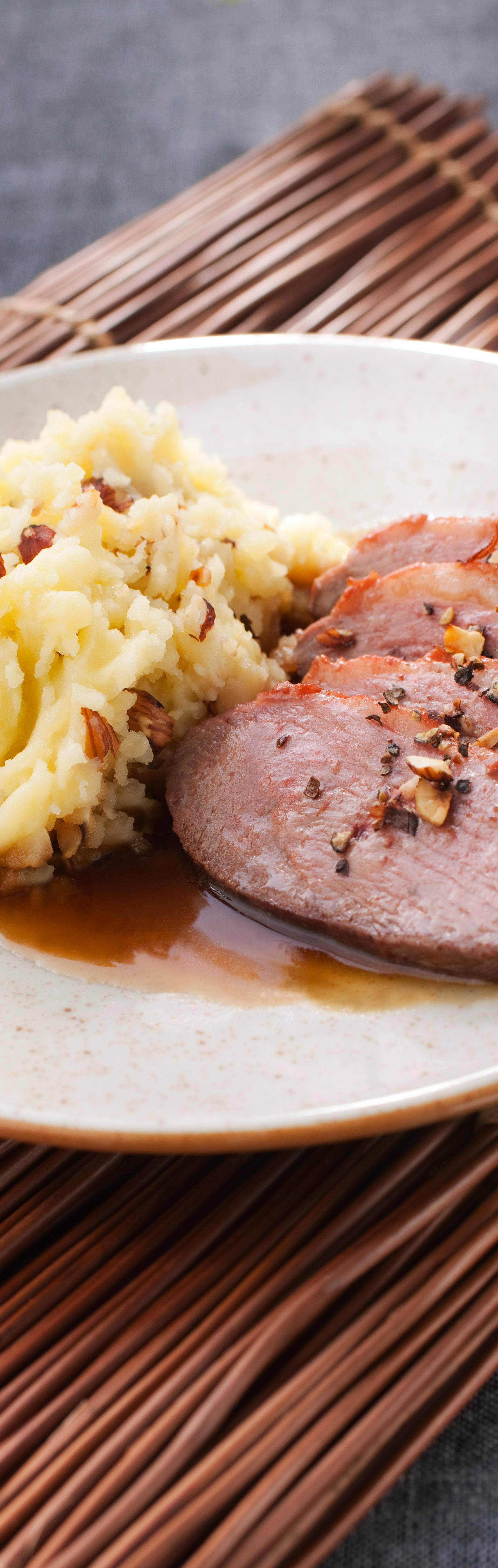 Magrets de canard au sirop d'érable, purée aux noisettes - Recette undefined | Tefal