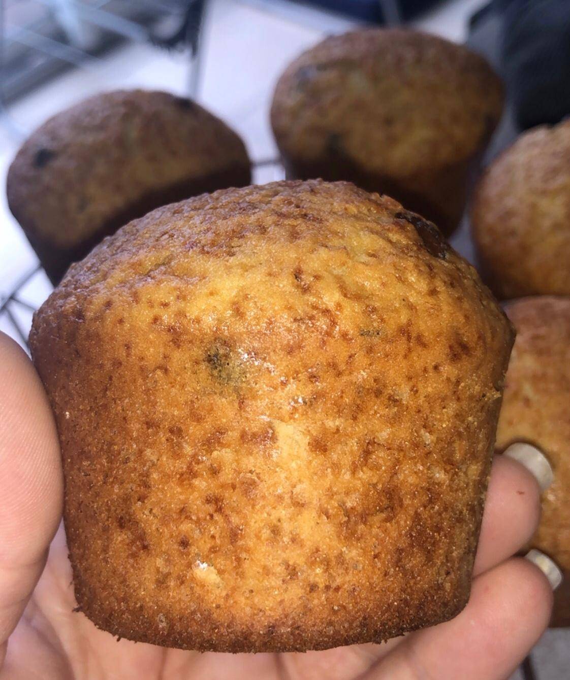 Muffins pépites chocolat & beurre de cacahuète - Recepten Cake Factory | Tefal