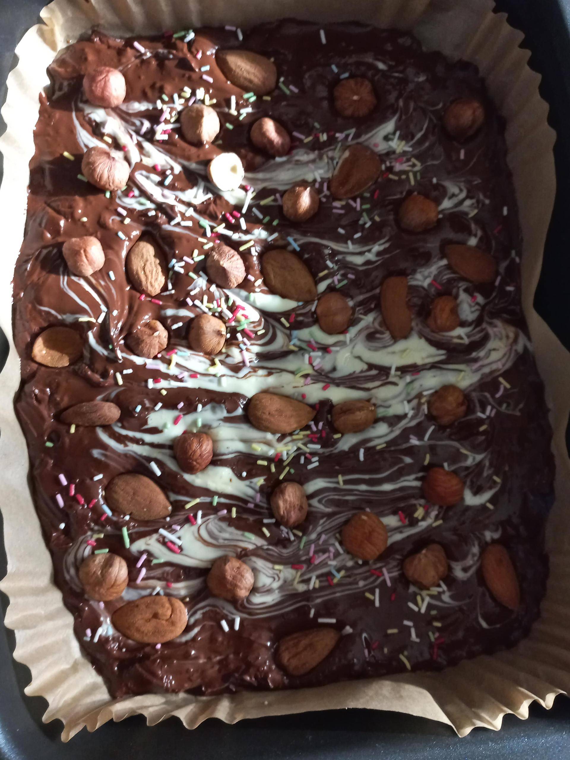 Plaque chocolat, façon mendiant - Recette Cake Factory Délices | Tefal