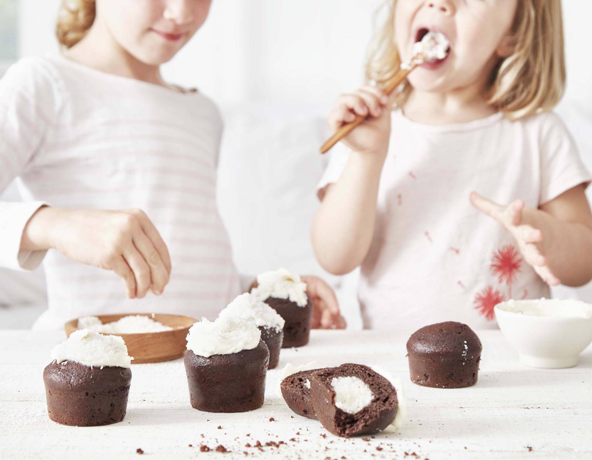 Cœurs tendres au chocolat et au lait de coco - Recette Cake Factory | Tefal