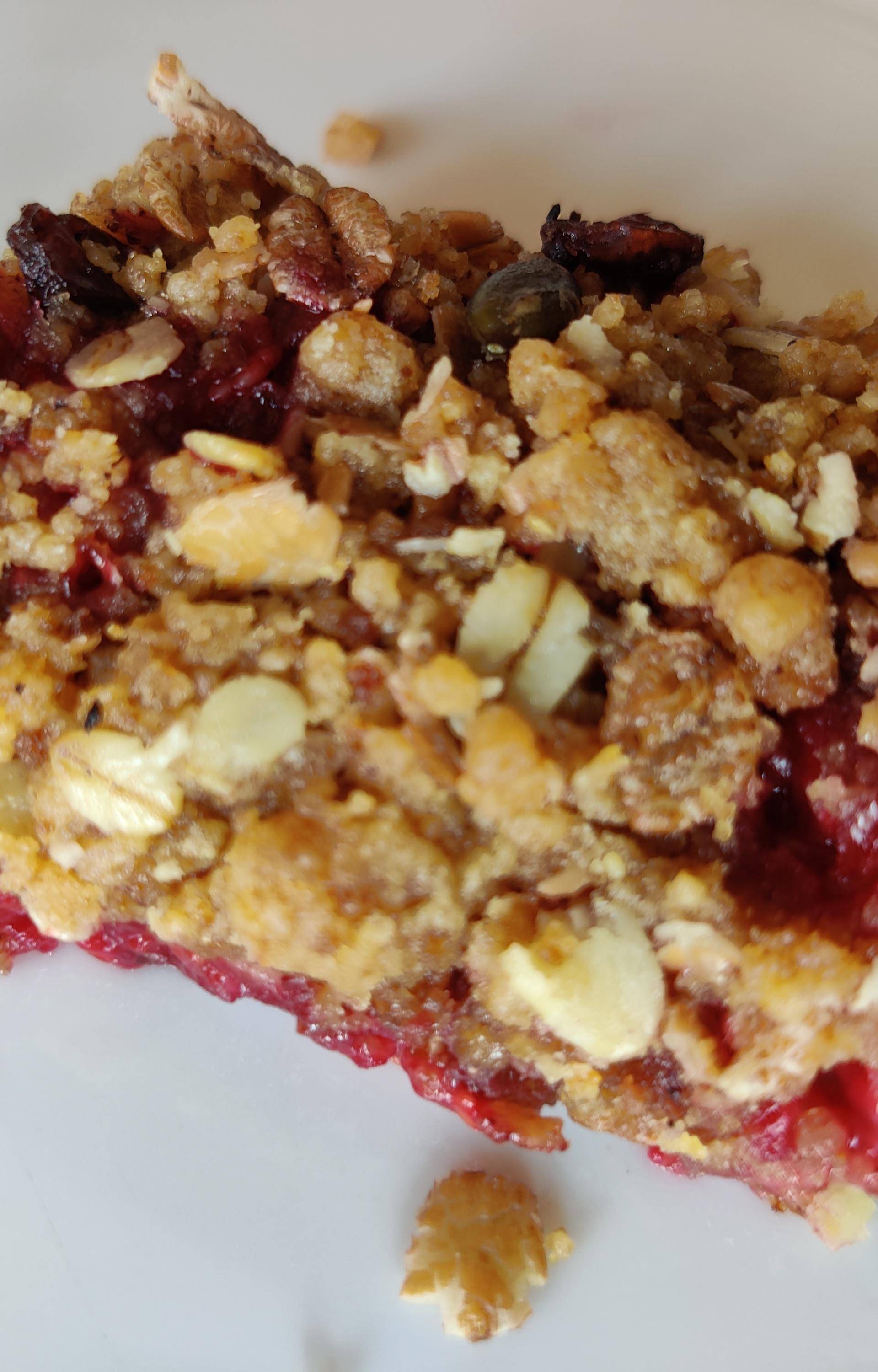 Crumble fruits et muesli - Recette Cake Factory | Tefal