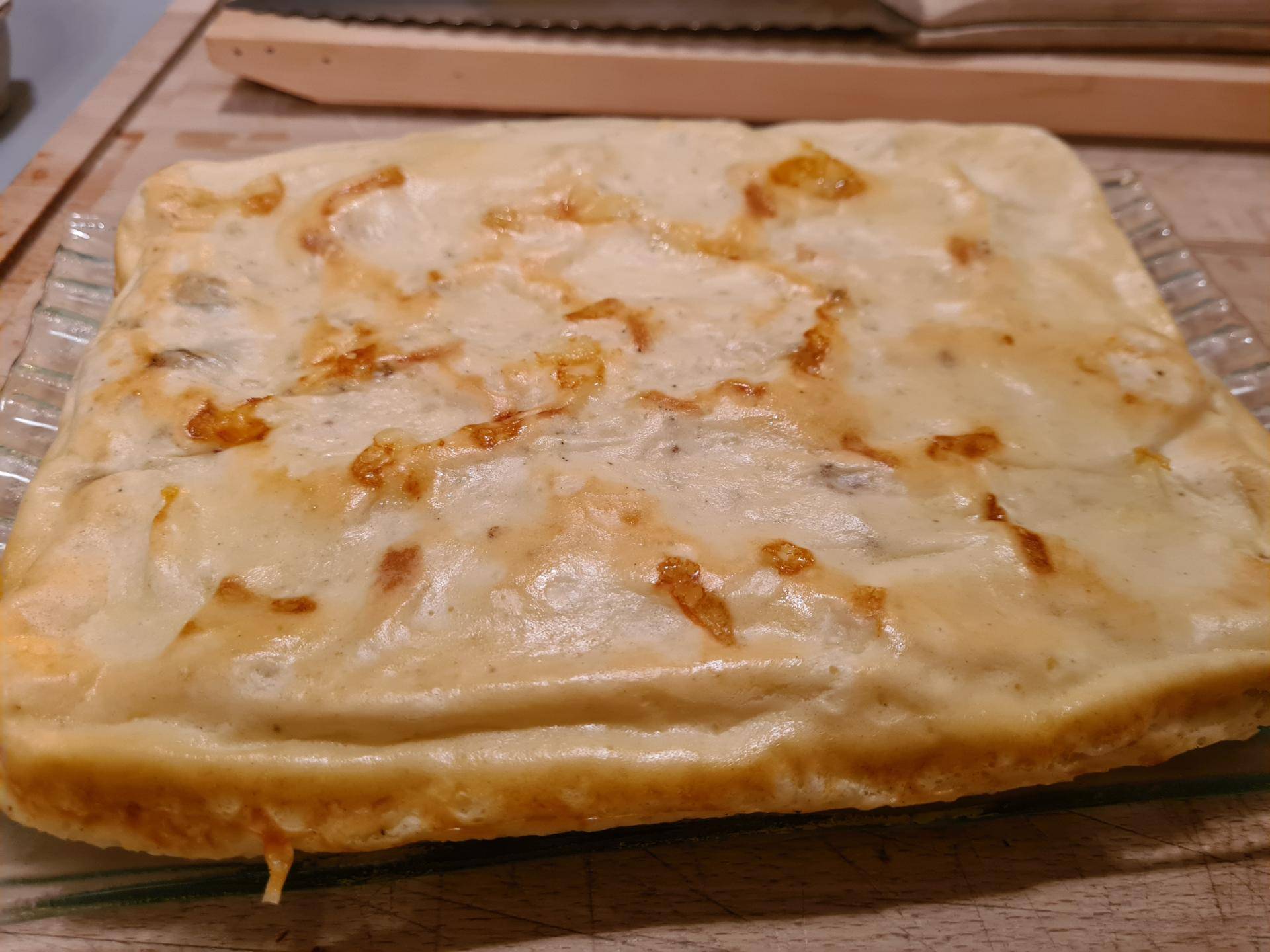 Quiche sans pâte au maroilles - Recette Cake Factory | Tefal