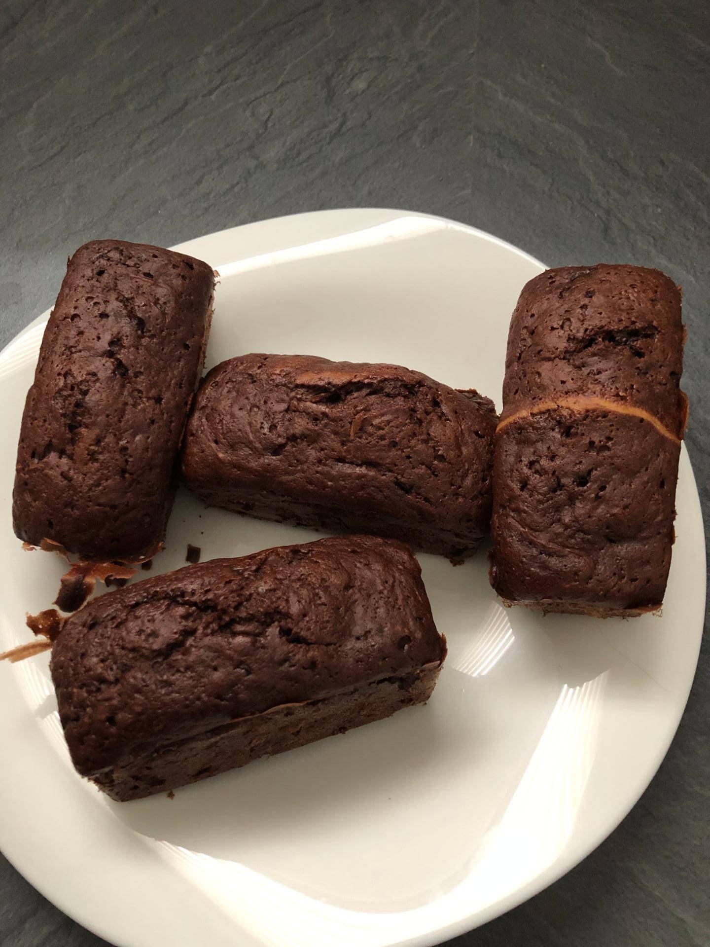 Mini cake chocolat et courgette - Recette Cake Factory | Tefal
