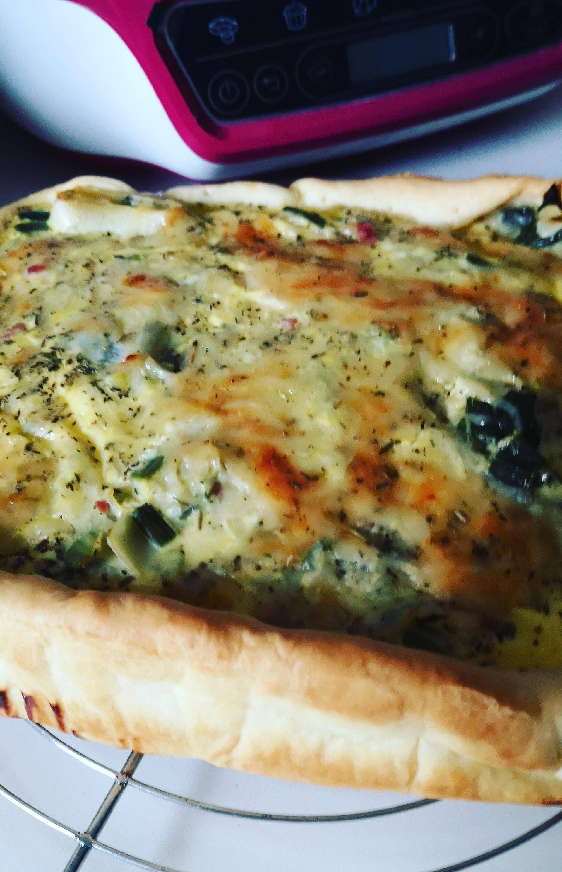 Quiche aux poireaux - Recette Cake Factory | Tefal
