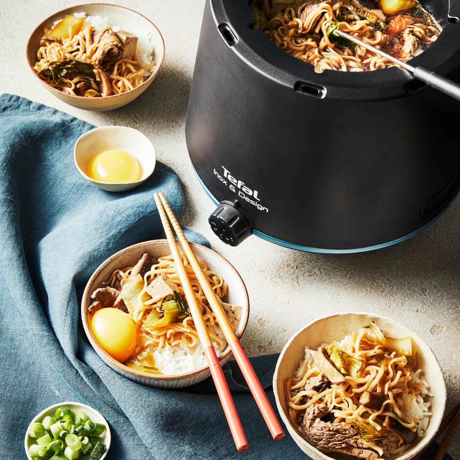 Fondue japonaise - Recepten Raclettes fondues pierrades | Tefal