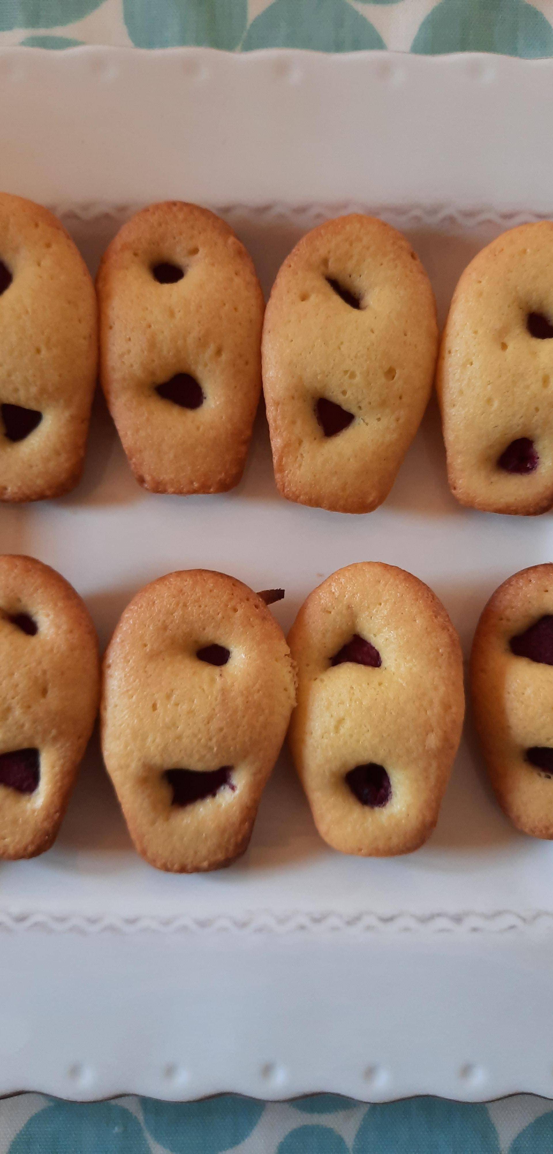 Madeleines aux framboises - Recette Cake Factory | Tefal