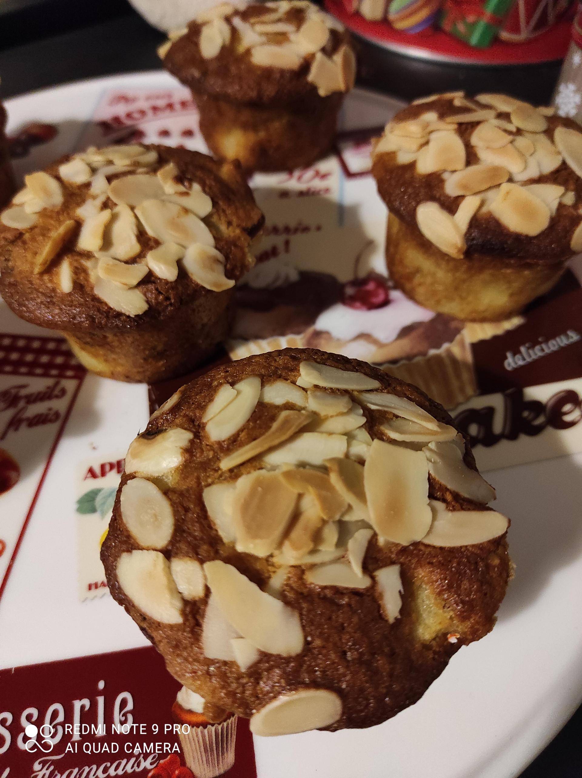 Muffins pomme raisins amande - Recette Cake Factory | Tefal