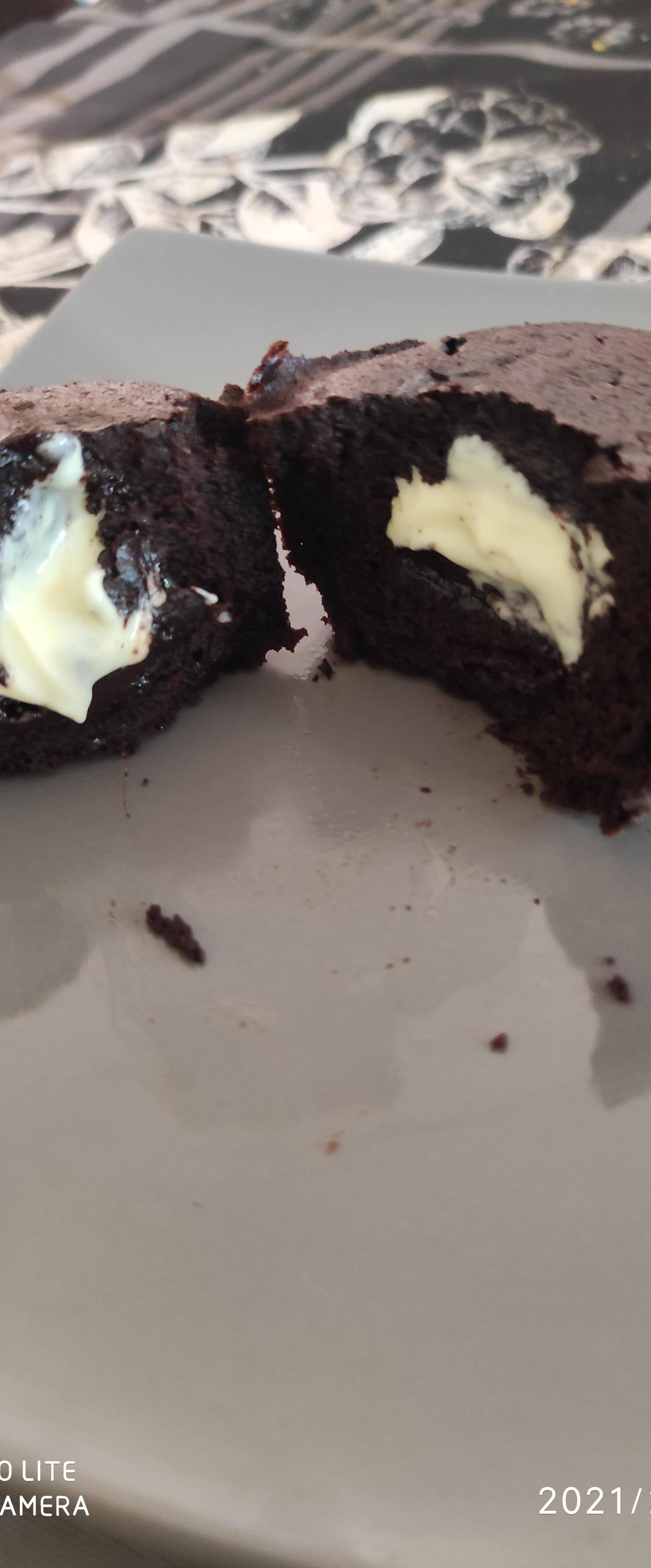 Coeur coulant chocolat coeur chocolat blanc - Recette Cake Factory | Tefal