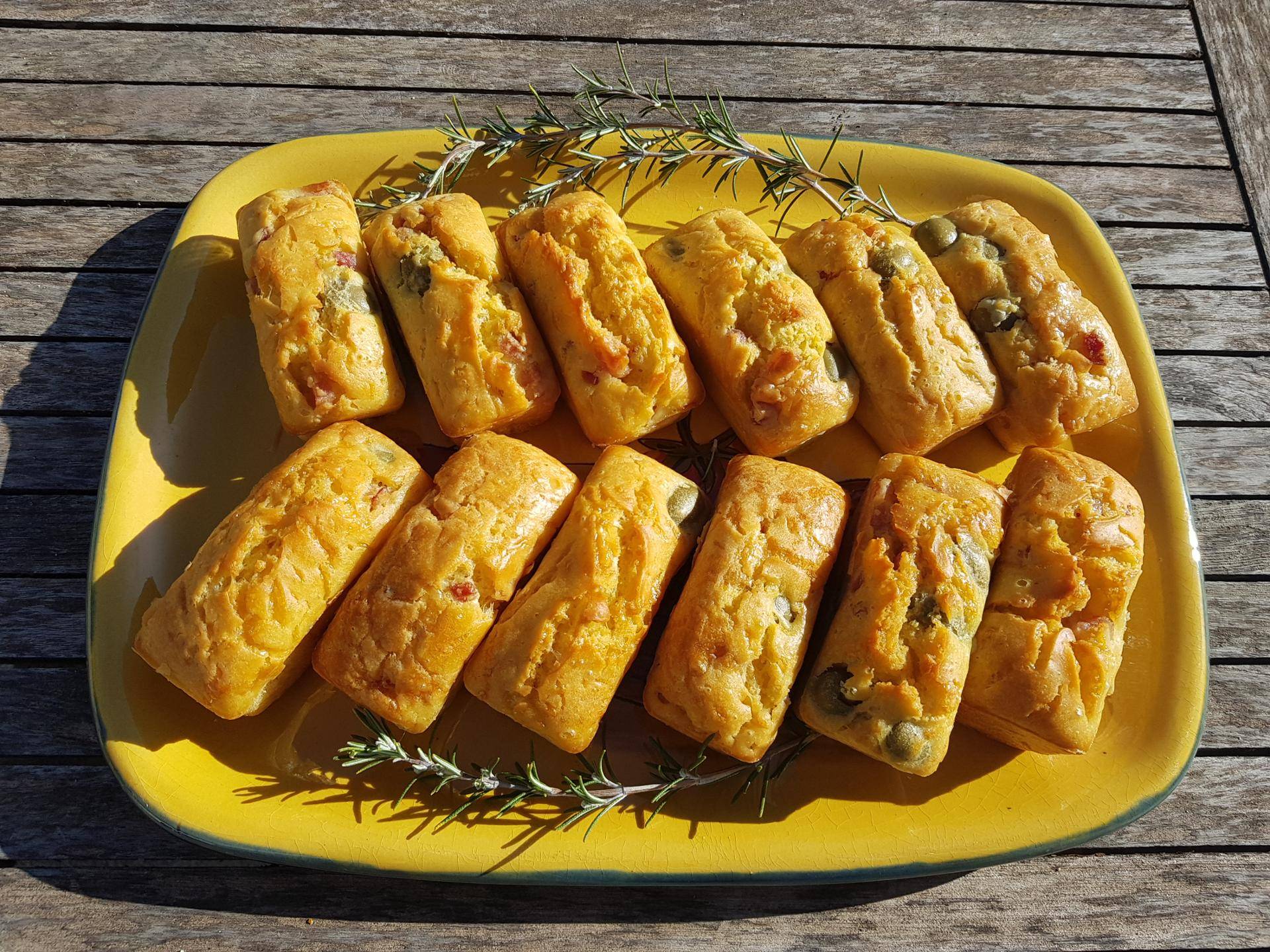 Cake aux lardons et olives - Recepten Cake Factory | Tefal