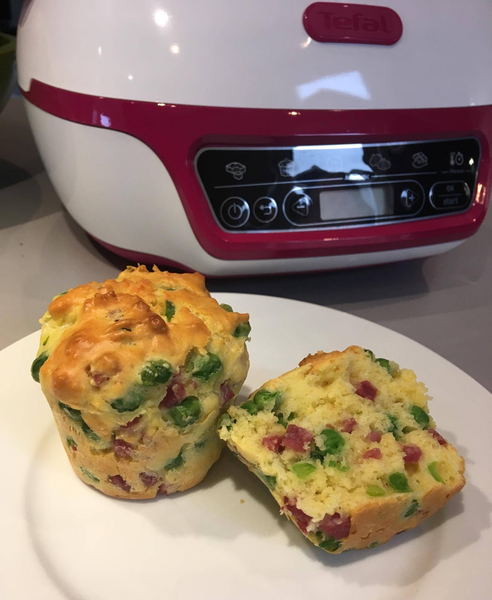 Muffins aux petits pois - Recepten Cake Factory | Tefal