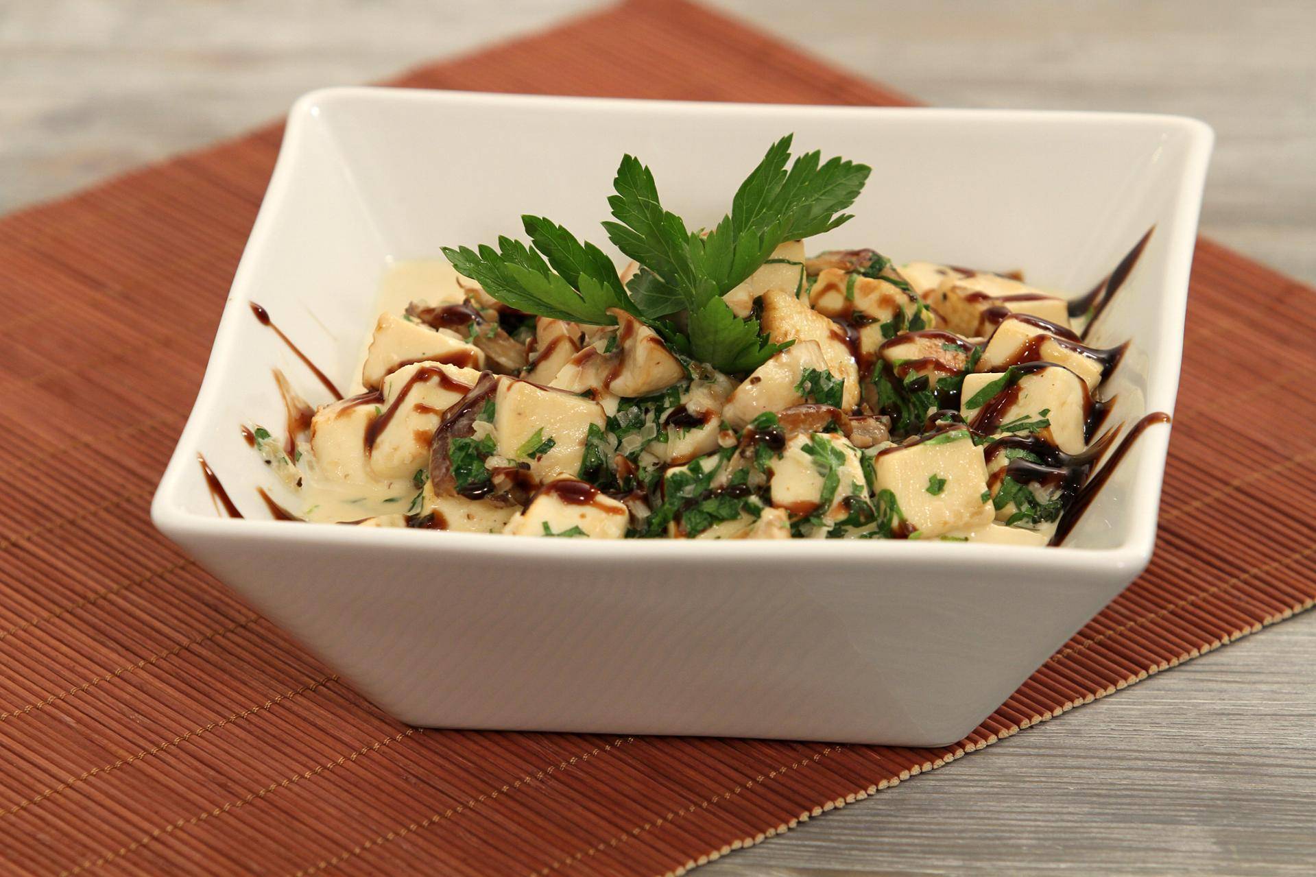 Poêlée de tofu et champignons à la crème - Recepten Balance de cuisine | Tefal