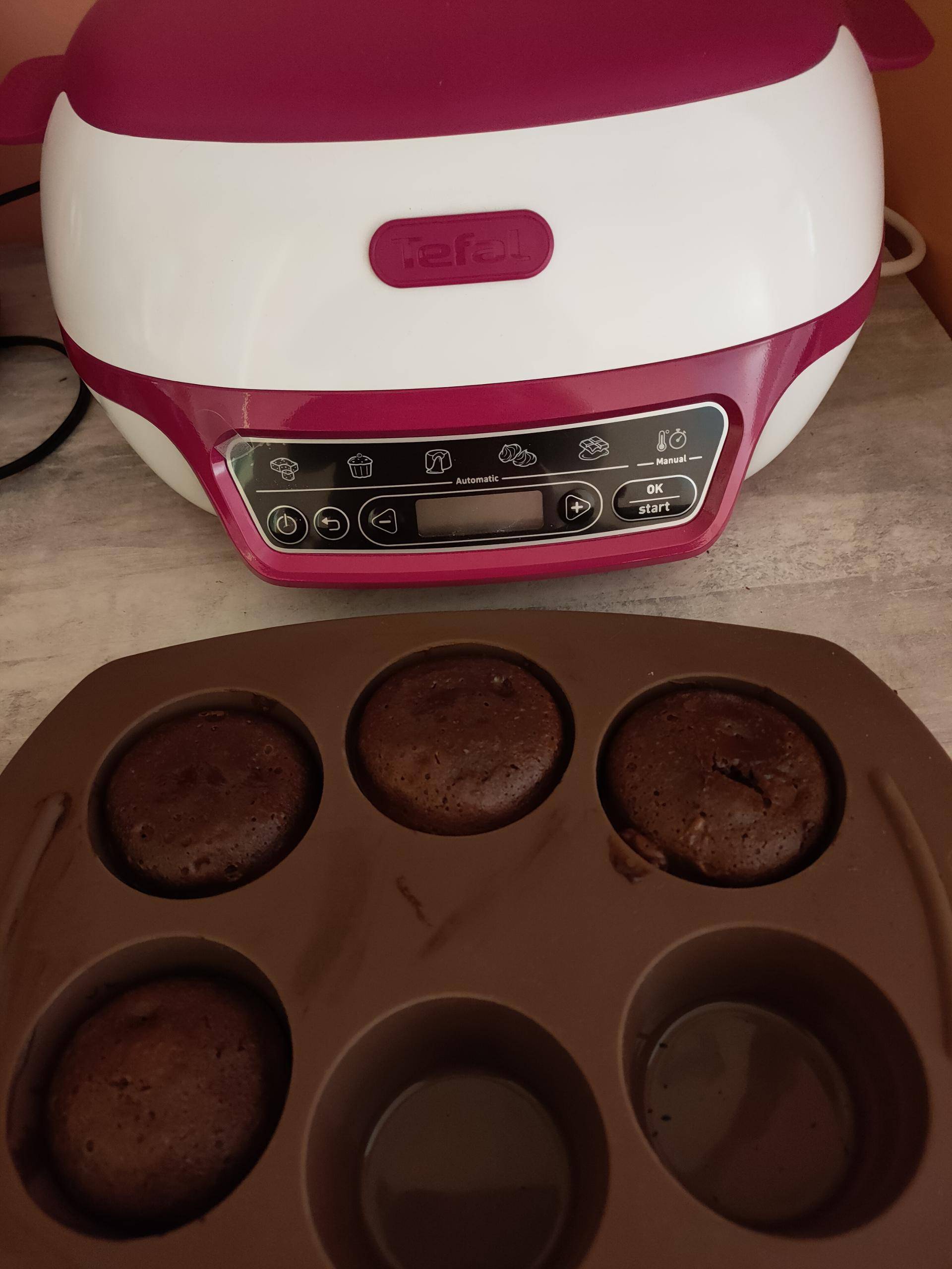 Cœur coulant au chocolat rapide pour 2personnes - Recette Cake Factory | Tefal