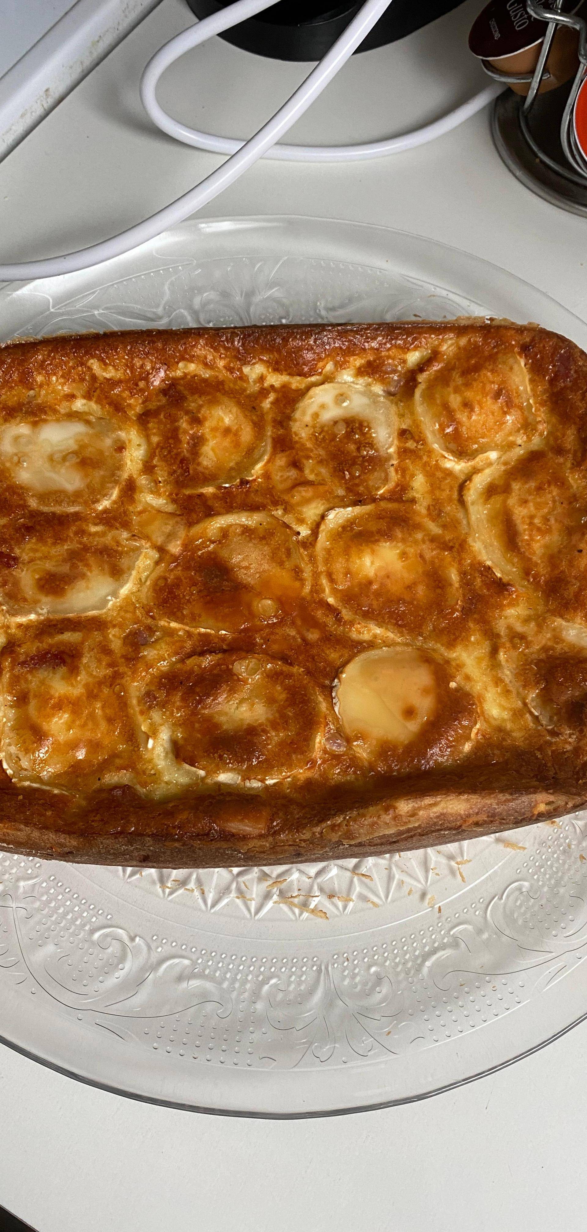 Quiche sans pâte lardon chèvre - Recette Cake Factory | Tefal