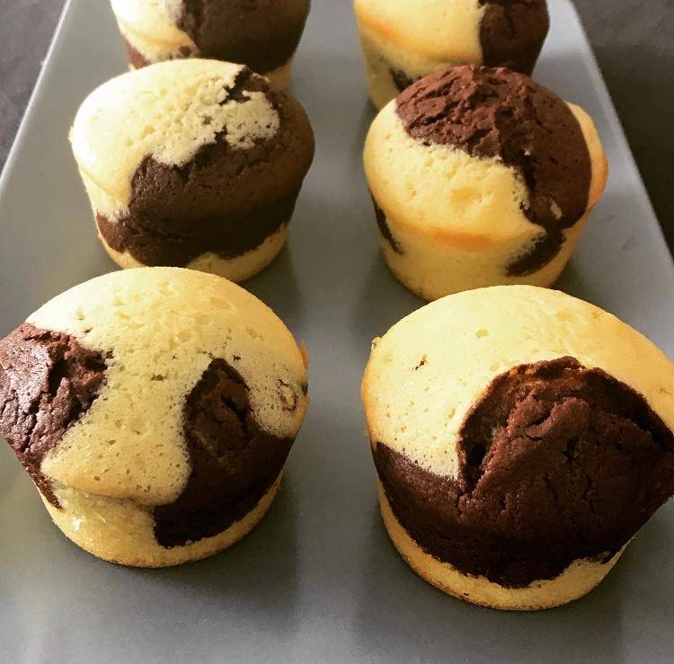 Muffins marbrés - Recette Cake Factory | Tefal