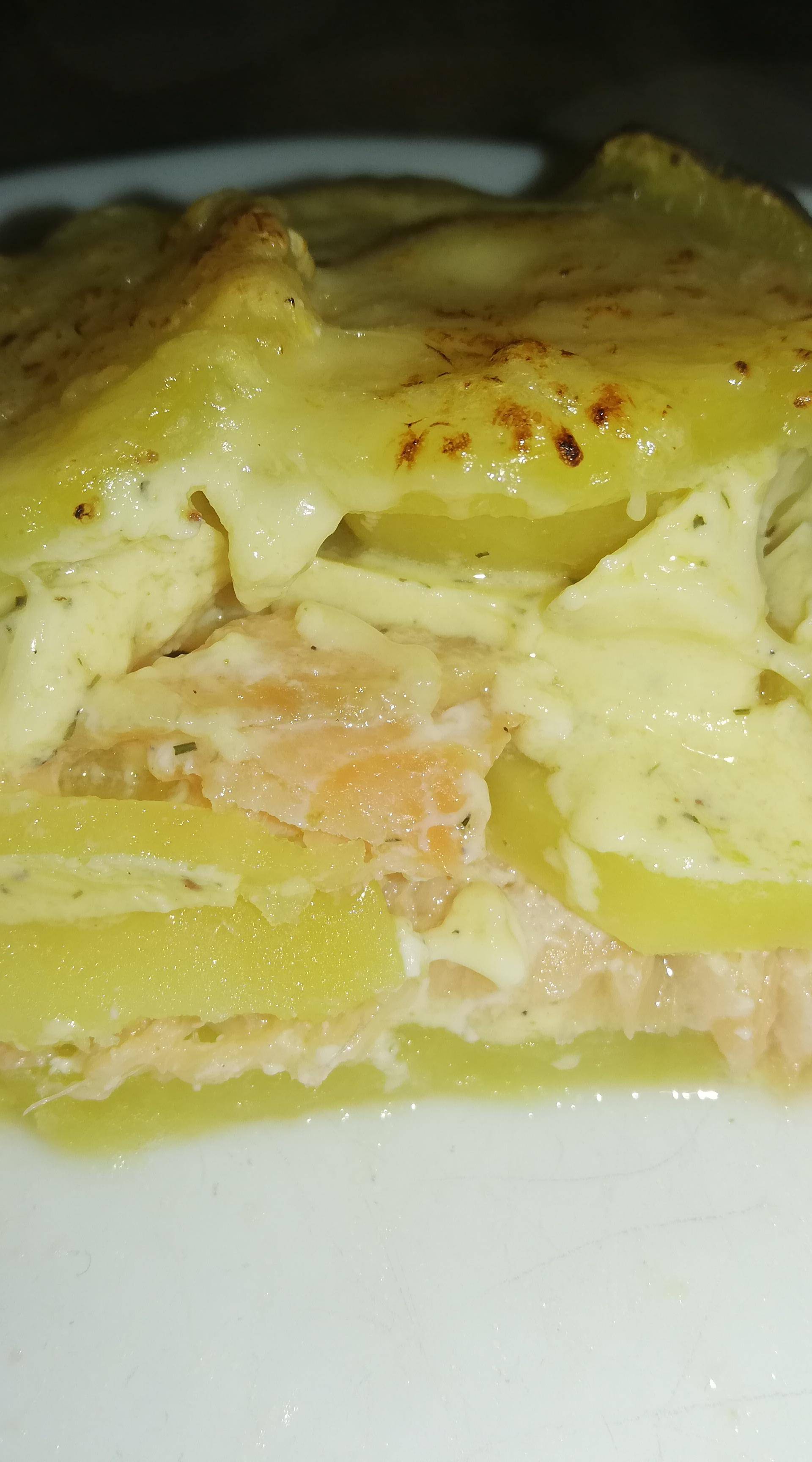 Gratin de saumon - Recette Cake Factory | Tefal