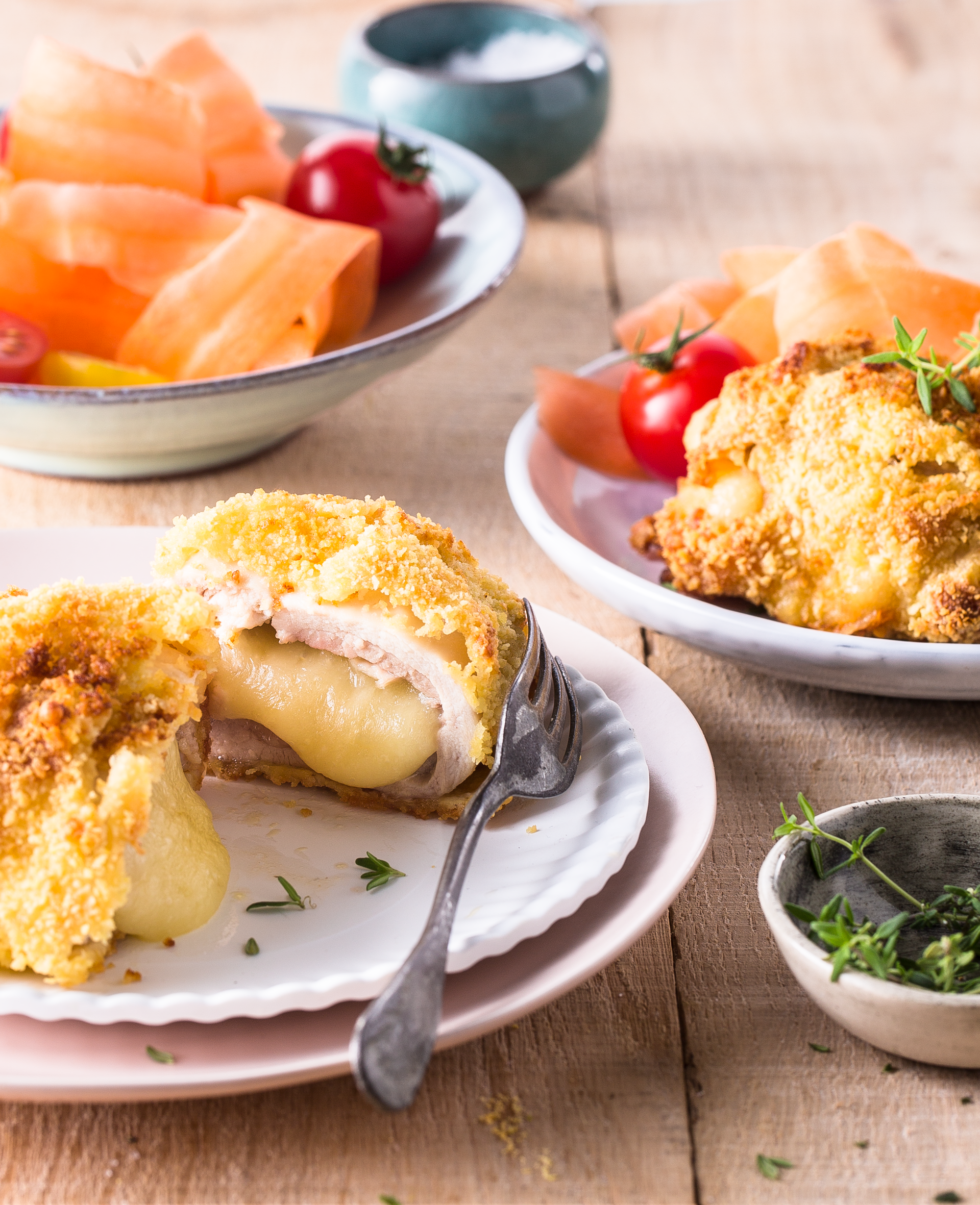 Cordons bleus vapeur au fromage - Recette undefined | Tefal