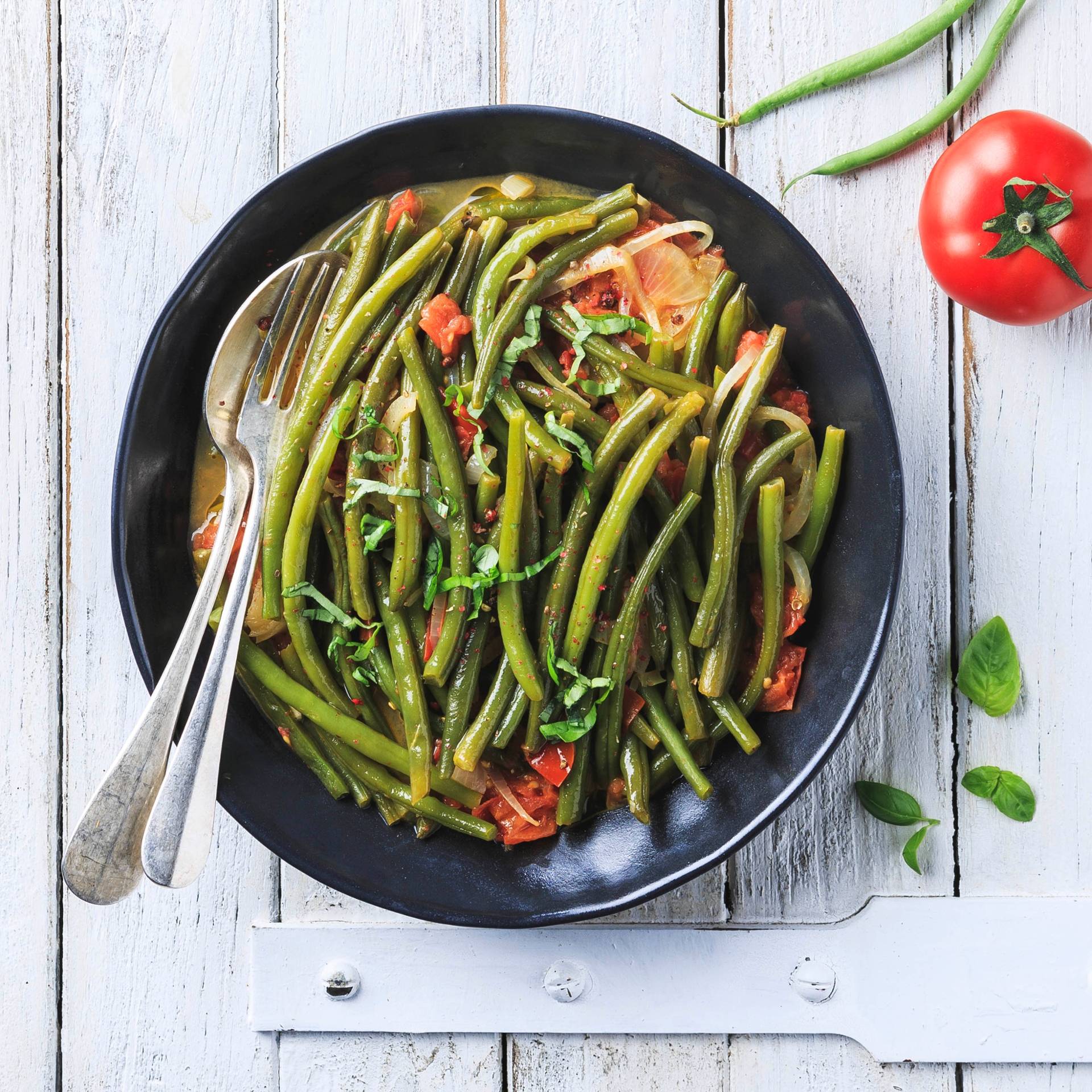 Haricots verts à la tomate - Recepten undefined | Tefal