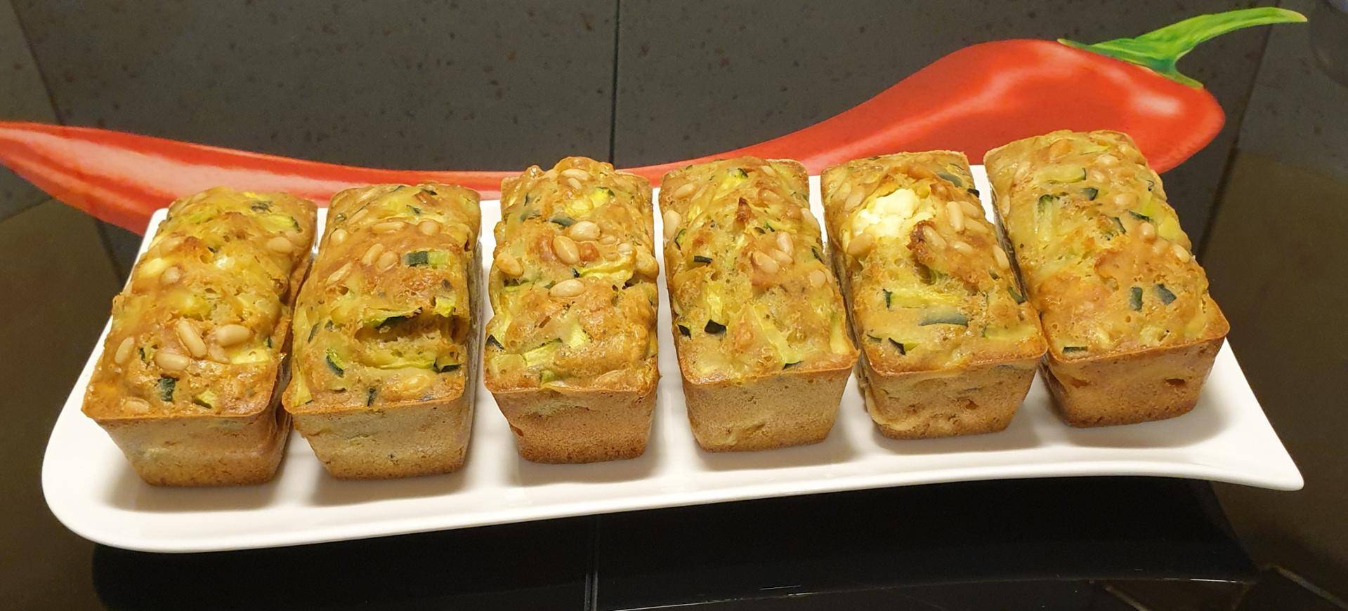 Cakes courgettes et feta sans gluten - Recepten Cake Factory | Tefal