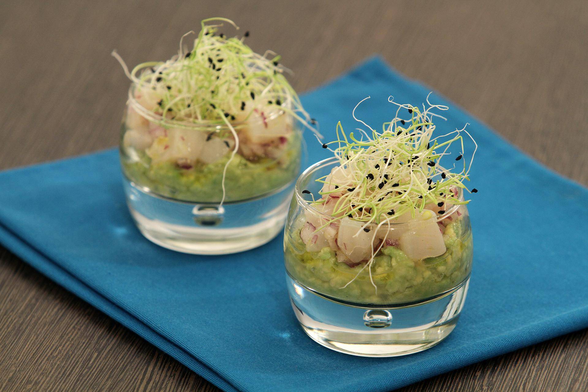 Verrine d'avocat, ceviche de St-Jacques - Recette undefined | Tefal