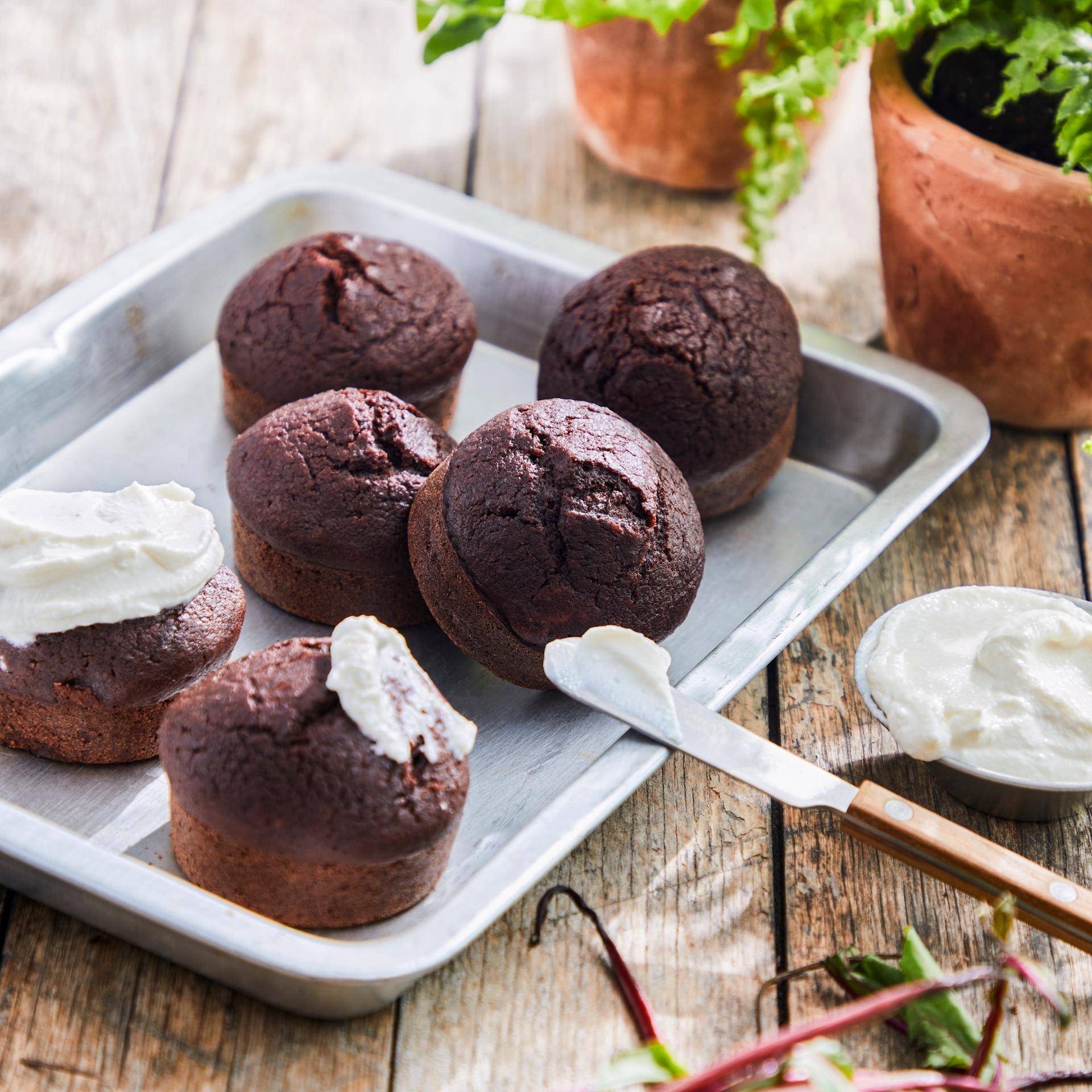 Cupcakes à la betterave - Recepten Cake Factory | Tefal