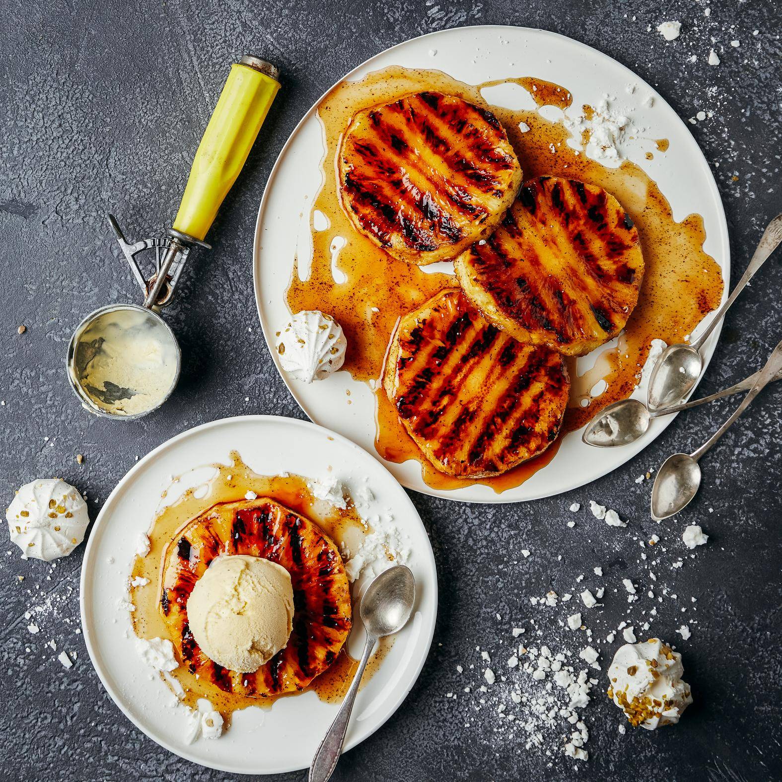 Ananas grillé avec glaçage au rhum et au sucre brun - Recette OptiGrill 2in1 | Tefal