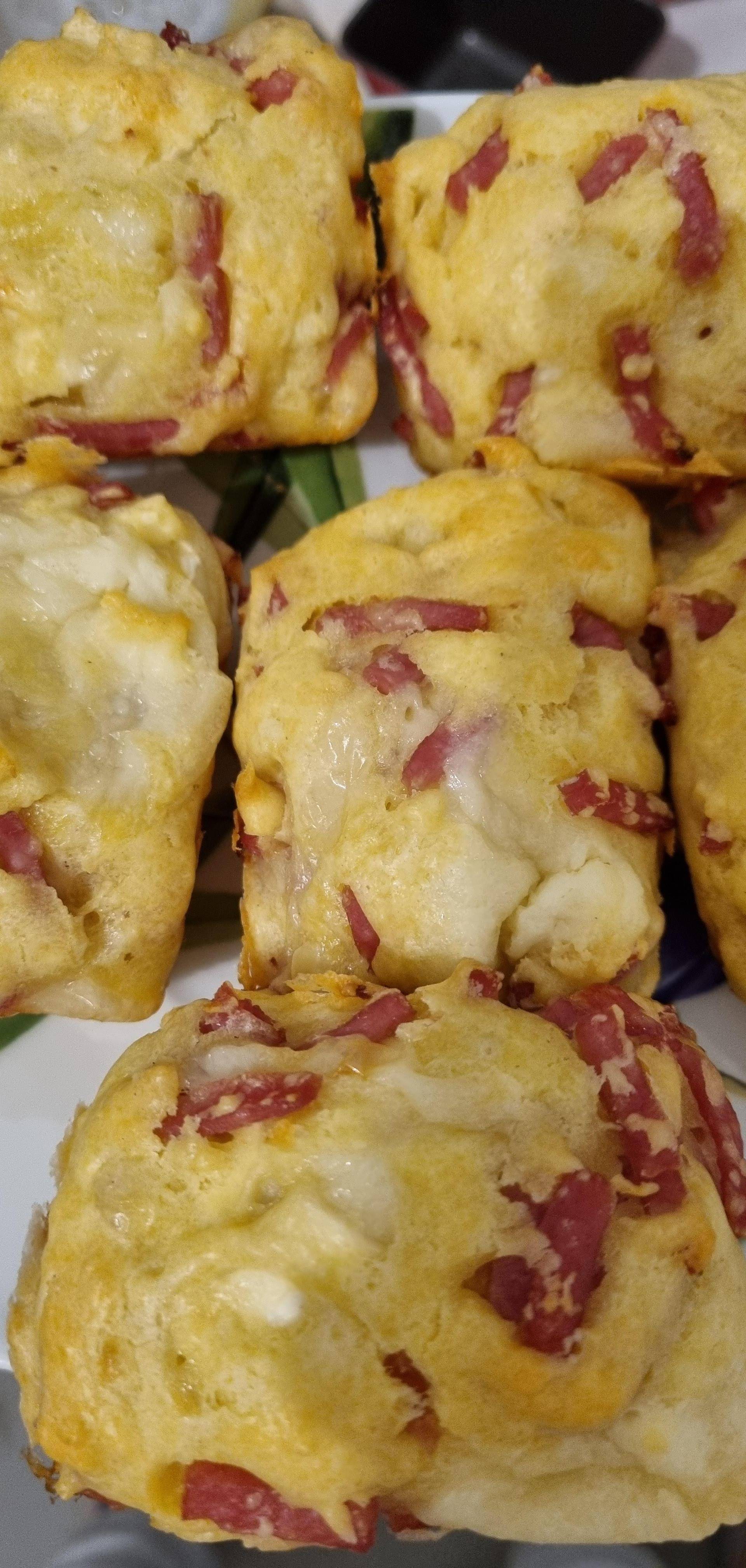 Mini cakes jambon-chèvre - Recette Cake Factory Délices | Tefal