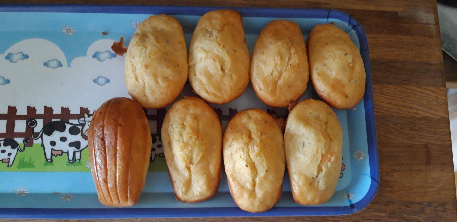 Madeleine saumon de Roxannne - Recepten Cake Factory | Tefal