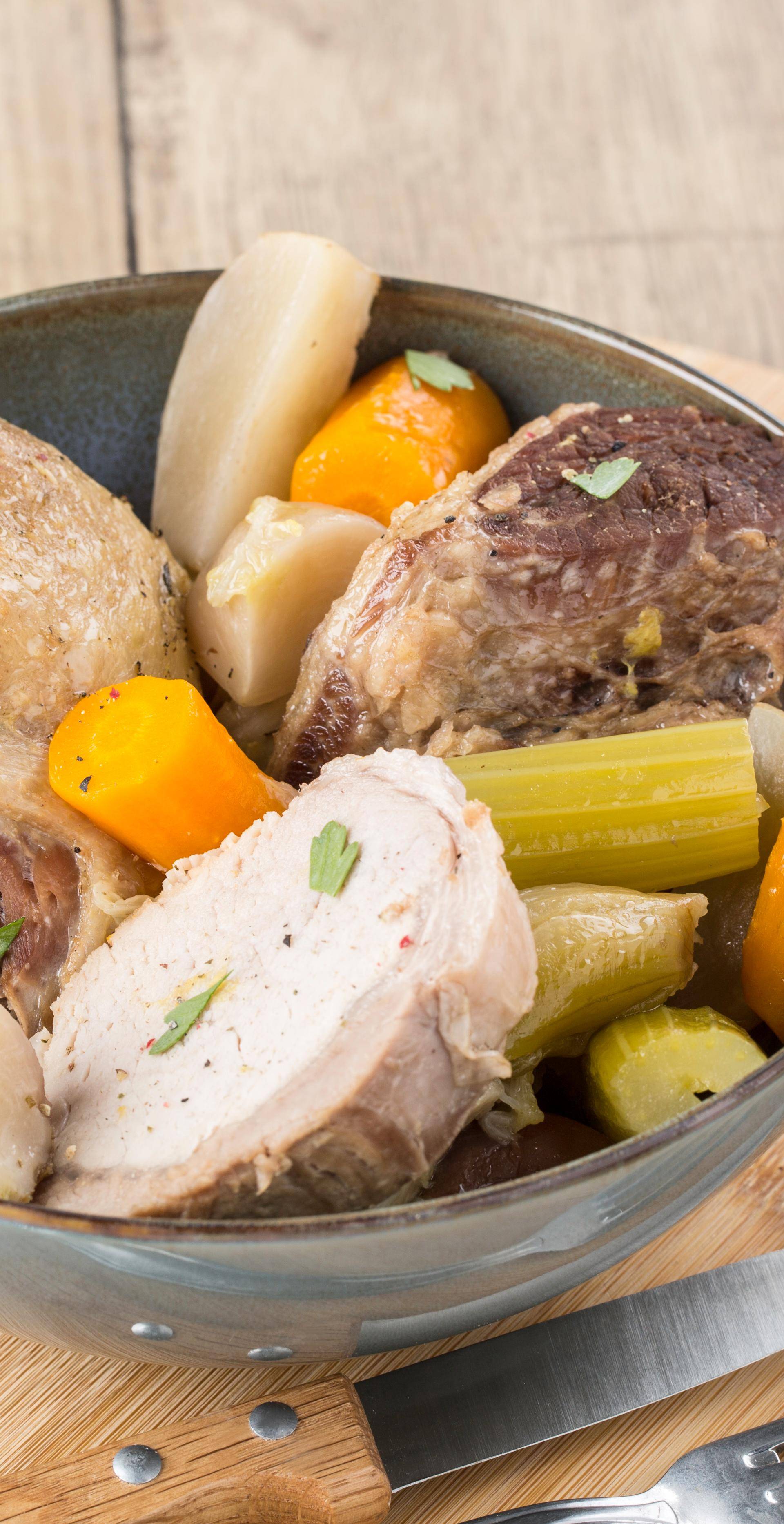 Potée de légumes d'hiver aux 3 viandes - Recette undefined | Tefal