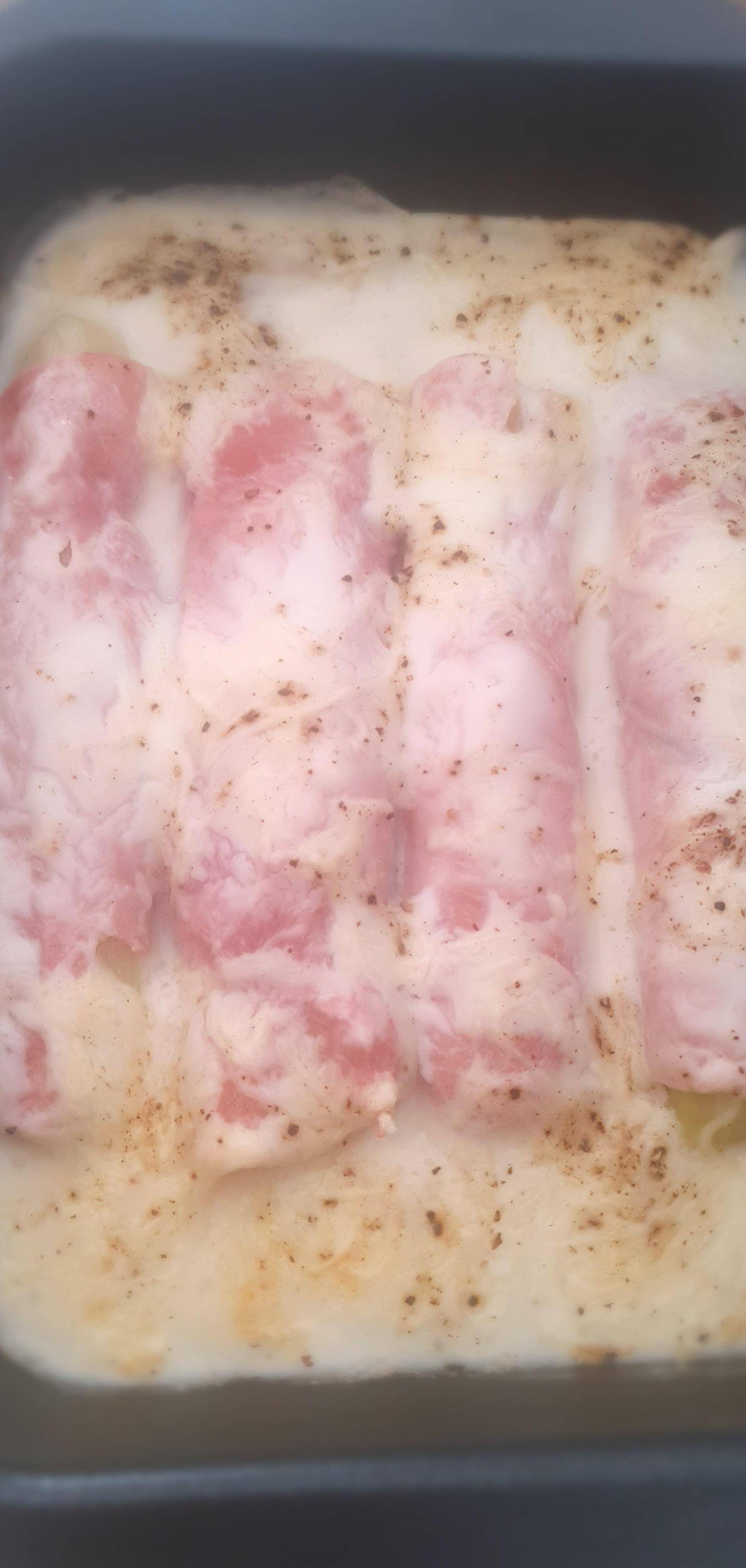 Poireaux au jambon sauce béchamel - Recette Cake Factory | Tefal