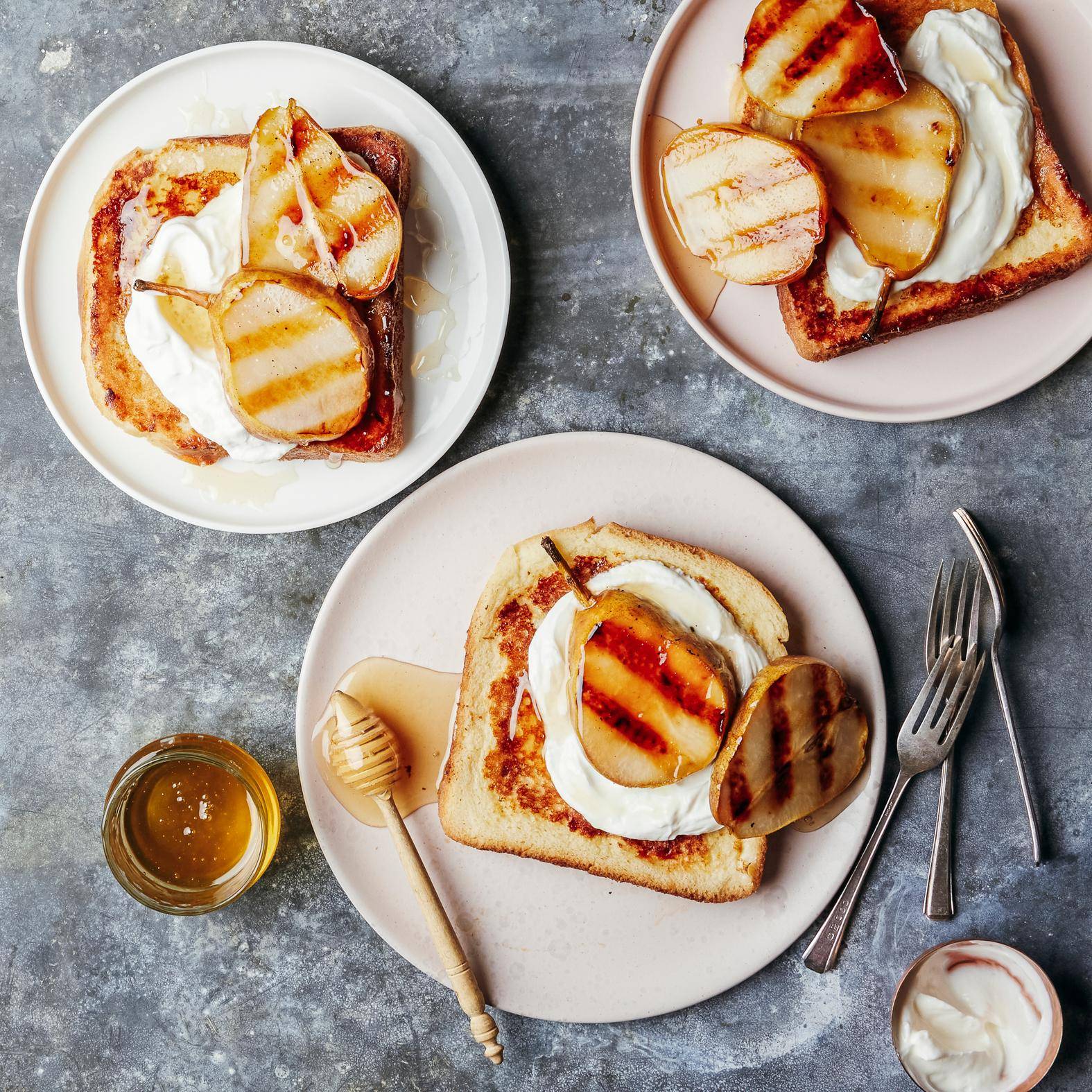Armer Ritter (pain perdu) et poires caramélisées - Recette OptiGrill 2in1 | Tefal
