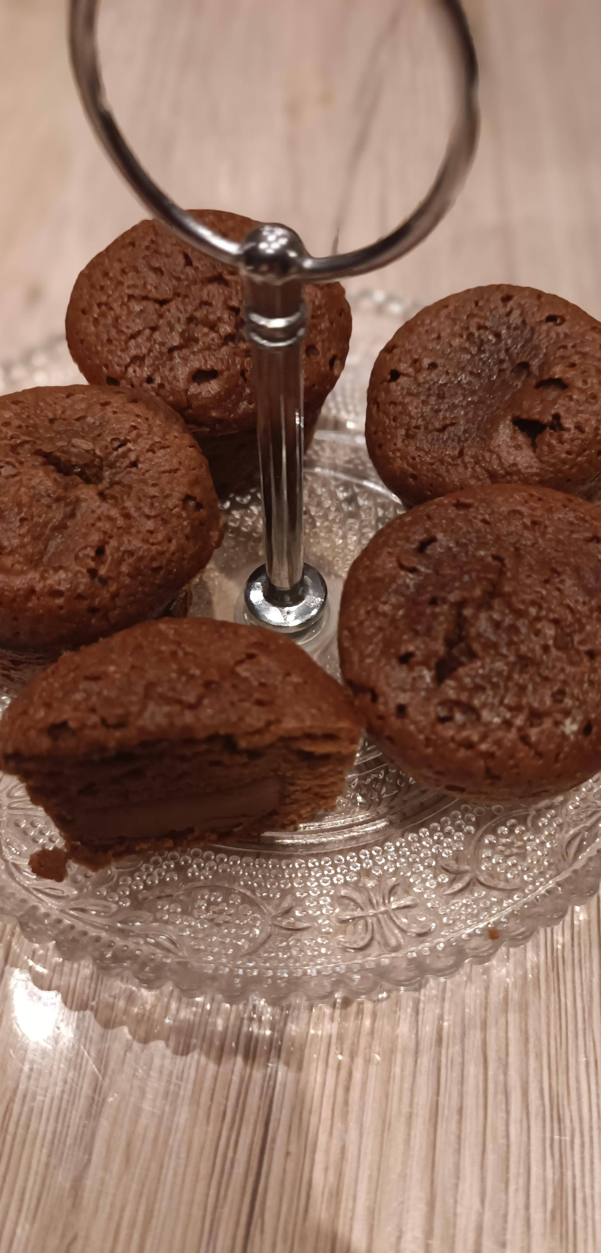 Minis fondants au chocolat coeur coulant praliné - Recette Cake Factory | Tefal