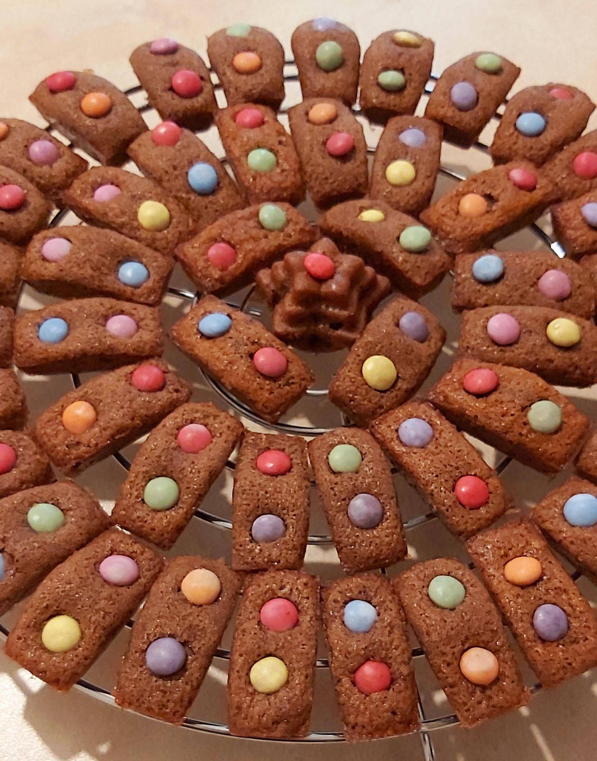 Mini lingots à la Noisette et Smarties - Recette Cake Factory | Tefal