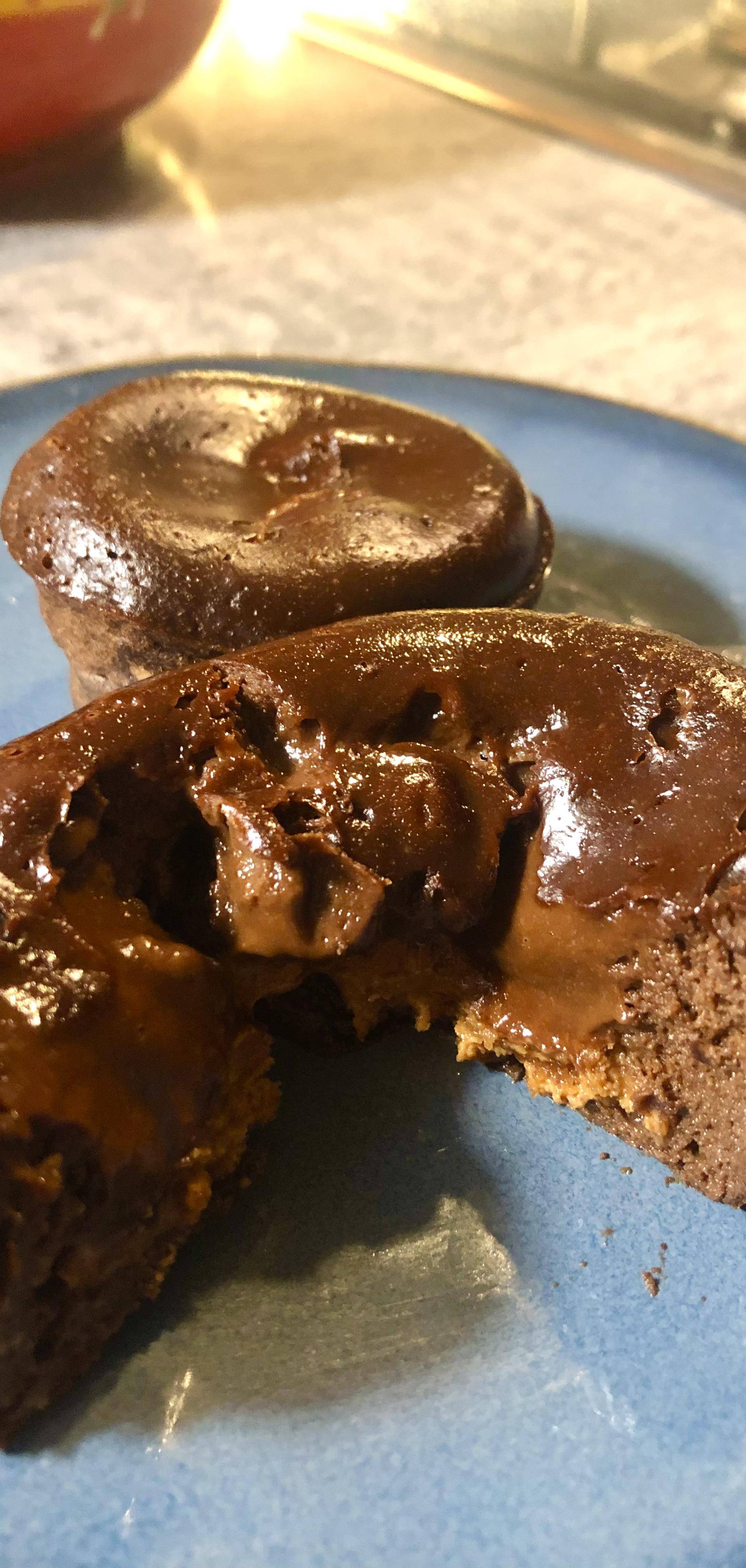 Cœurs coulants chocolat beurre de cacahuète healthy - Recette Cake Factory Délices | Tefal