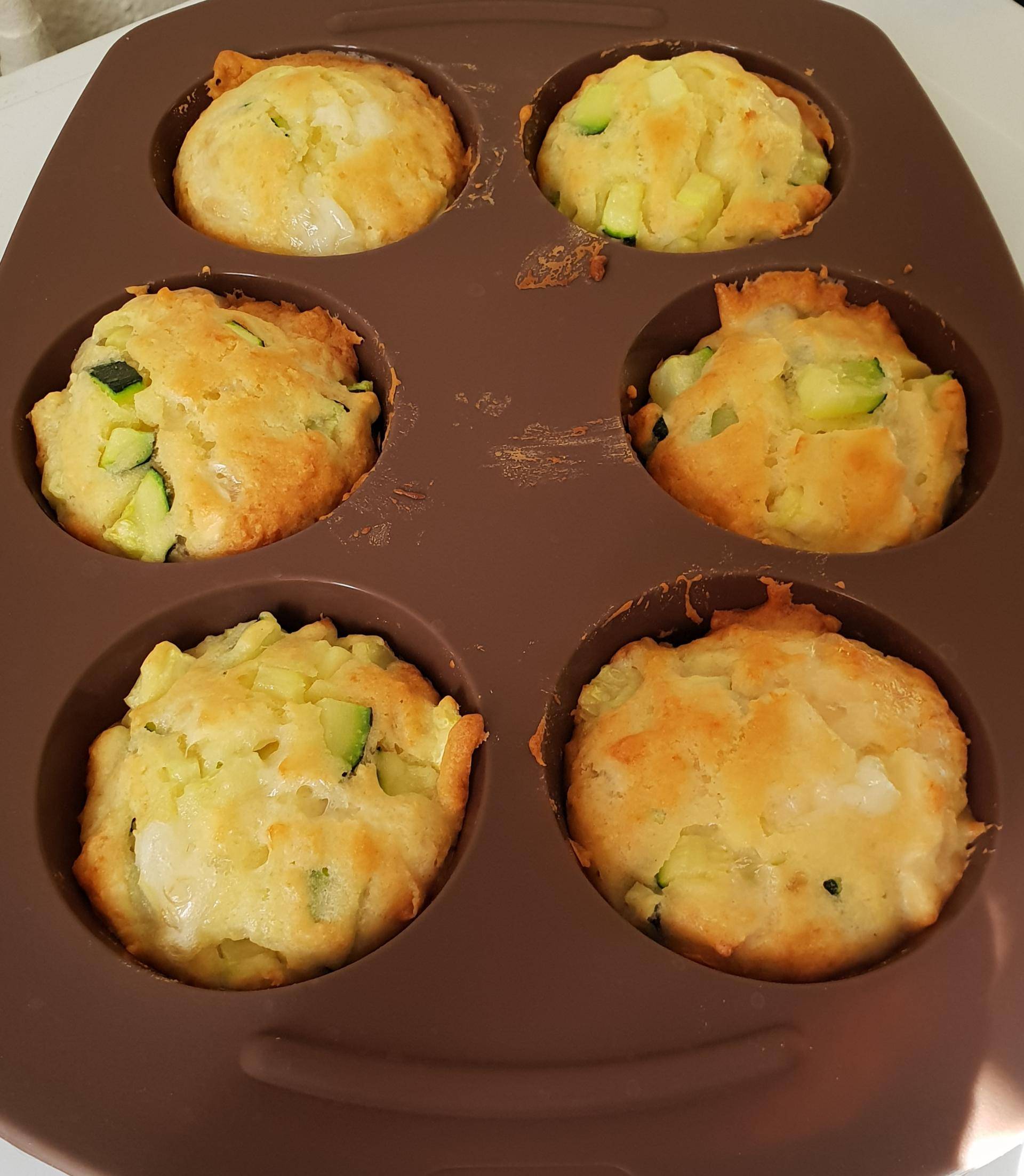 Muffins courgettes chèvre - Recette Cake Factory | Tefal