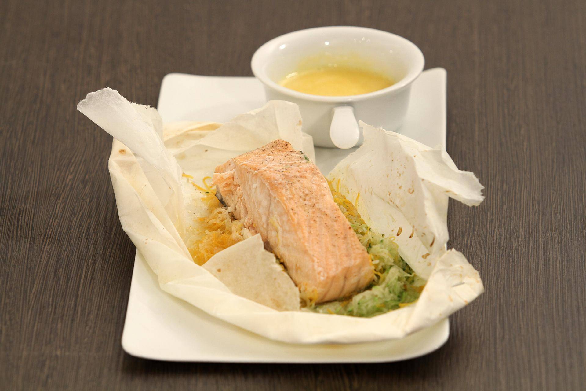 Papillote de saumon et beurre blanc - Recepten Balance de cuisine | Tefal