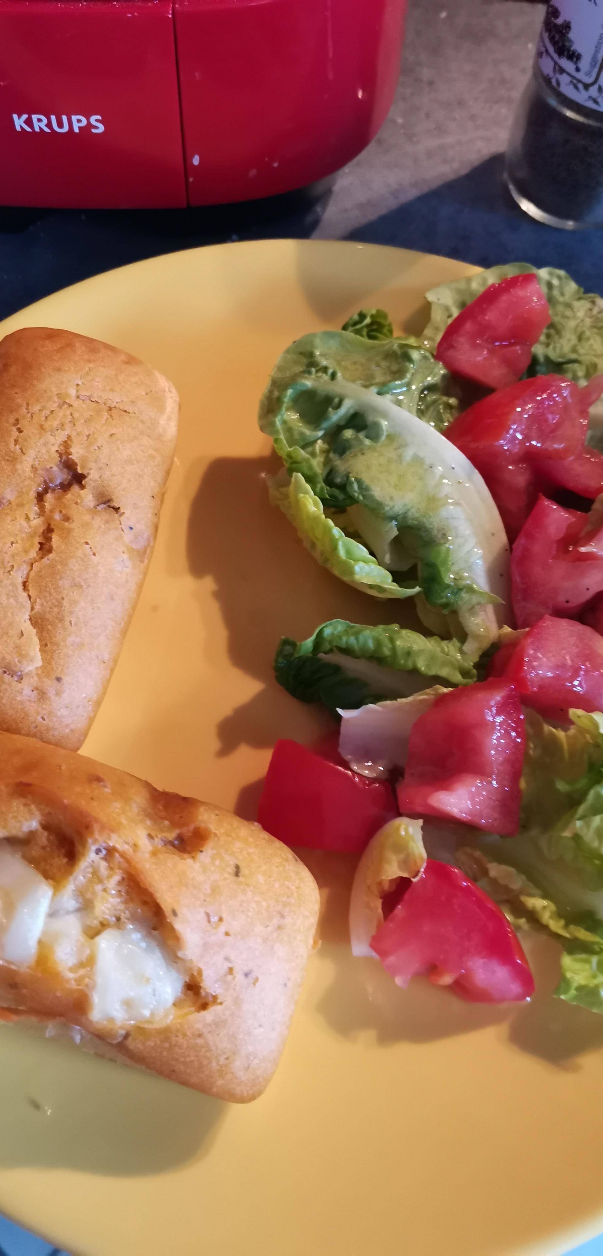 Mini cake restes de légumes et chèvre - Recette Cake Factory | Tefal
