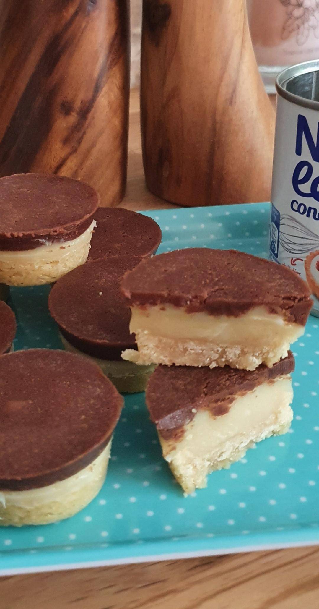 Sablé caramel choco - Recette Cake Factory | Tefal