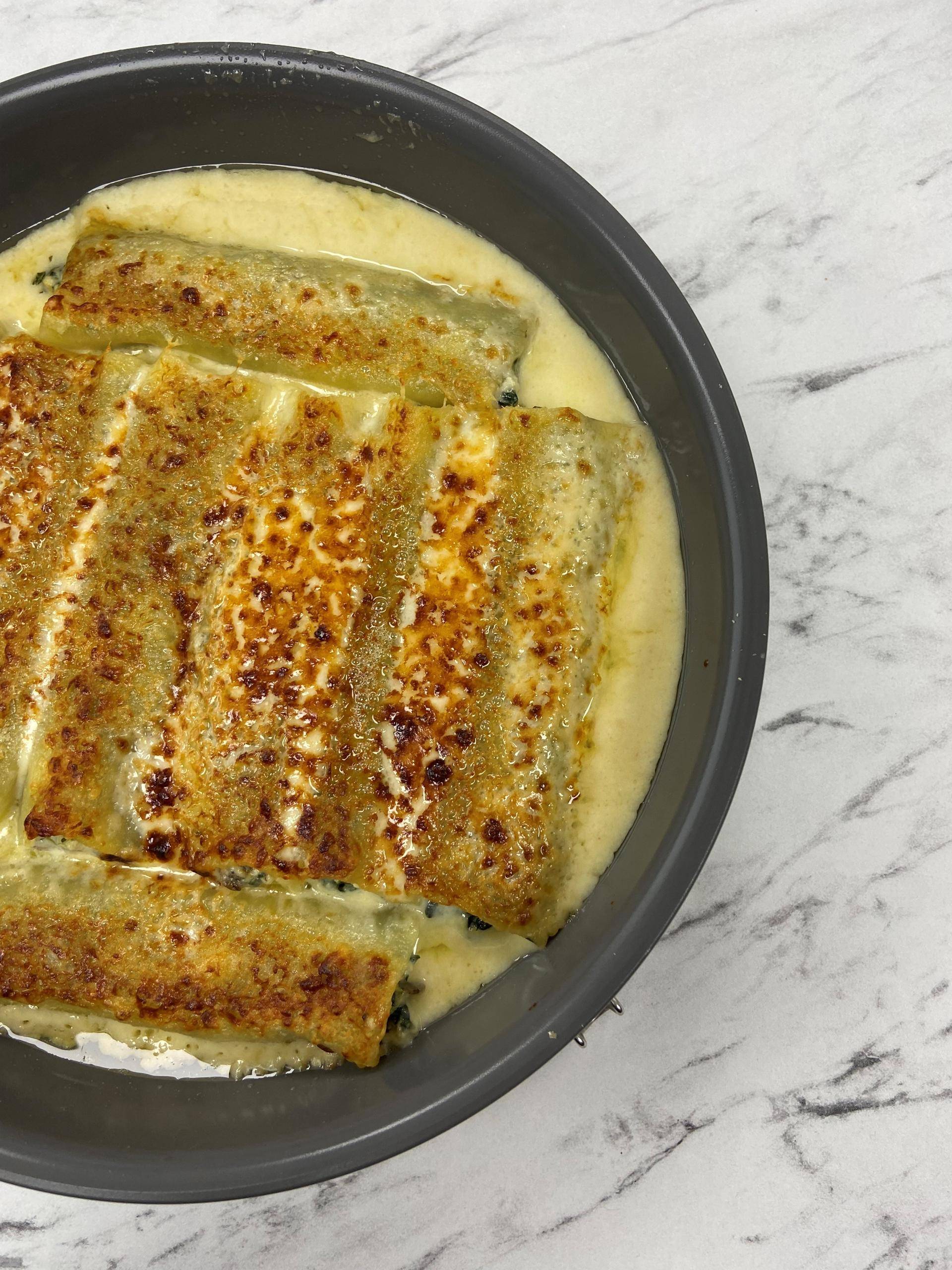 Cannelloni farcis à la ricotta - Recepten Poêles et Casseroles | Tefal