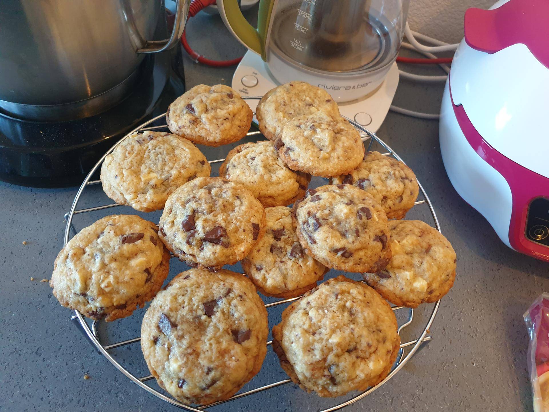 Cookies 3 chocolats coeur nutella - Recepten Cake Factory | Tefal