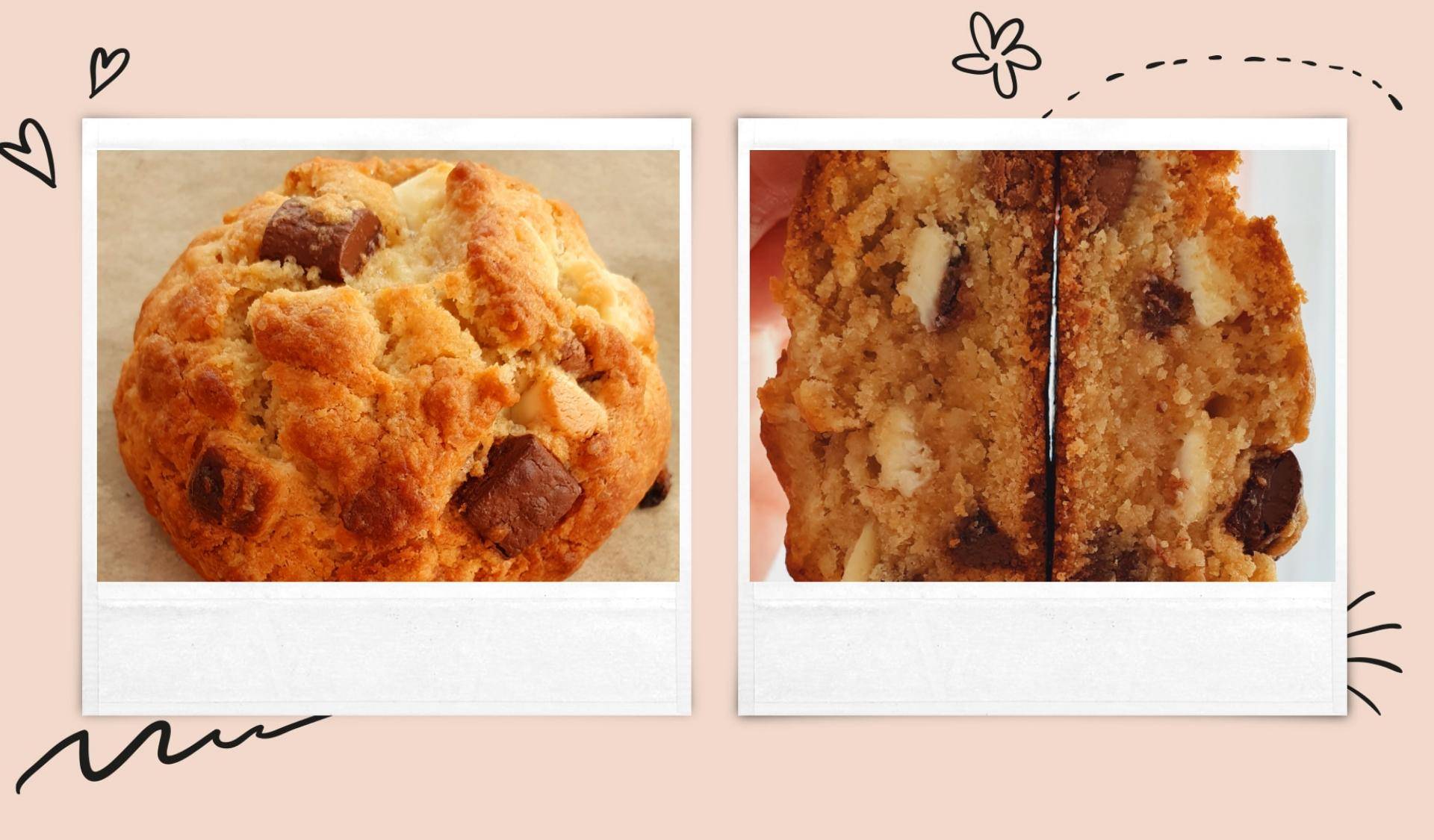 Cookies Américains moelleux croquant aux 3 chocolats - Recette Cake Factory | Tefal