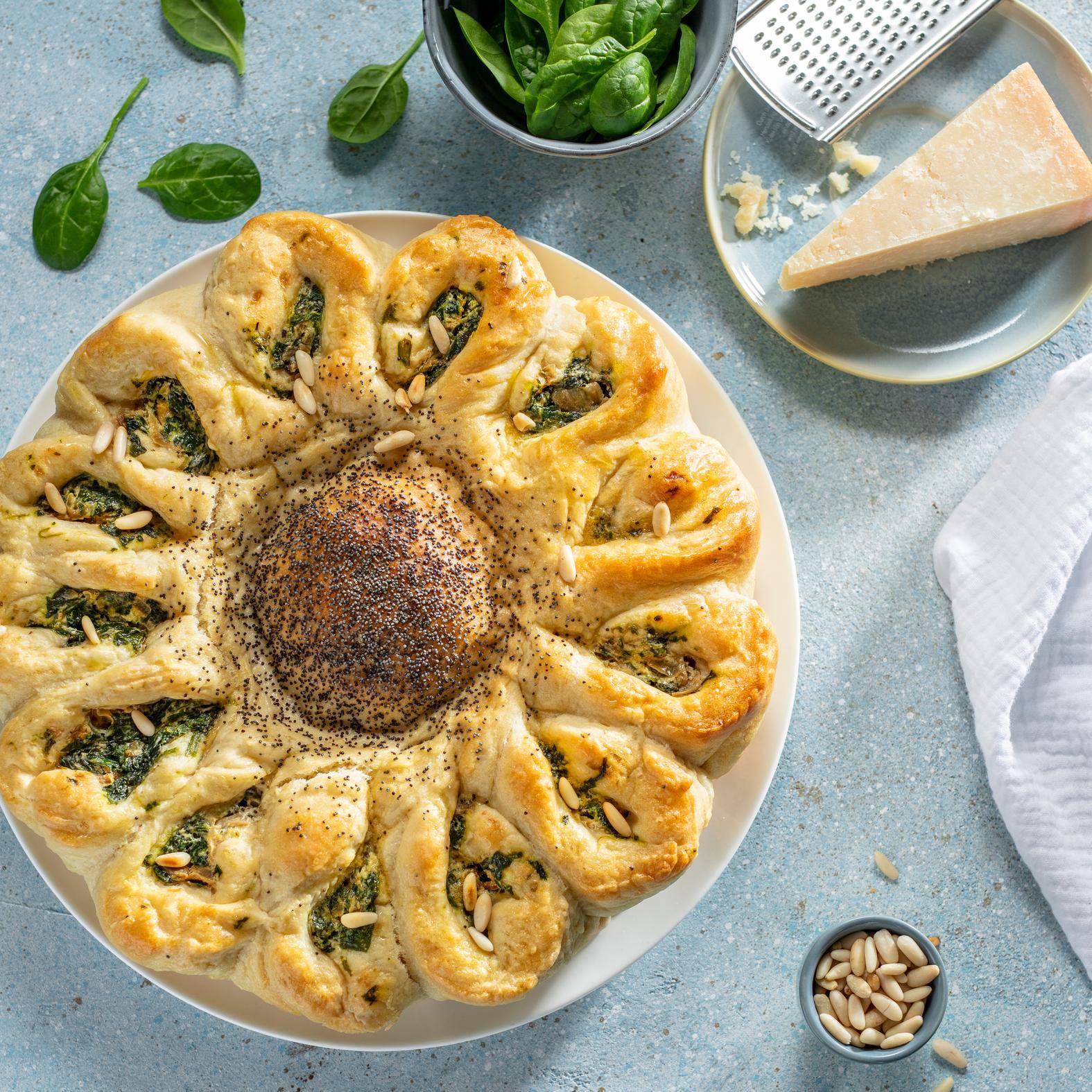 Tarte soleil épinards et ricotta - Recepten Cake Factory Infinity | Tefal
