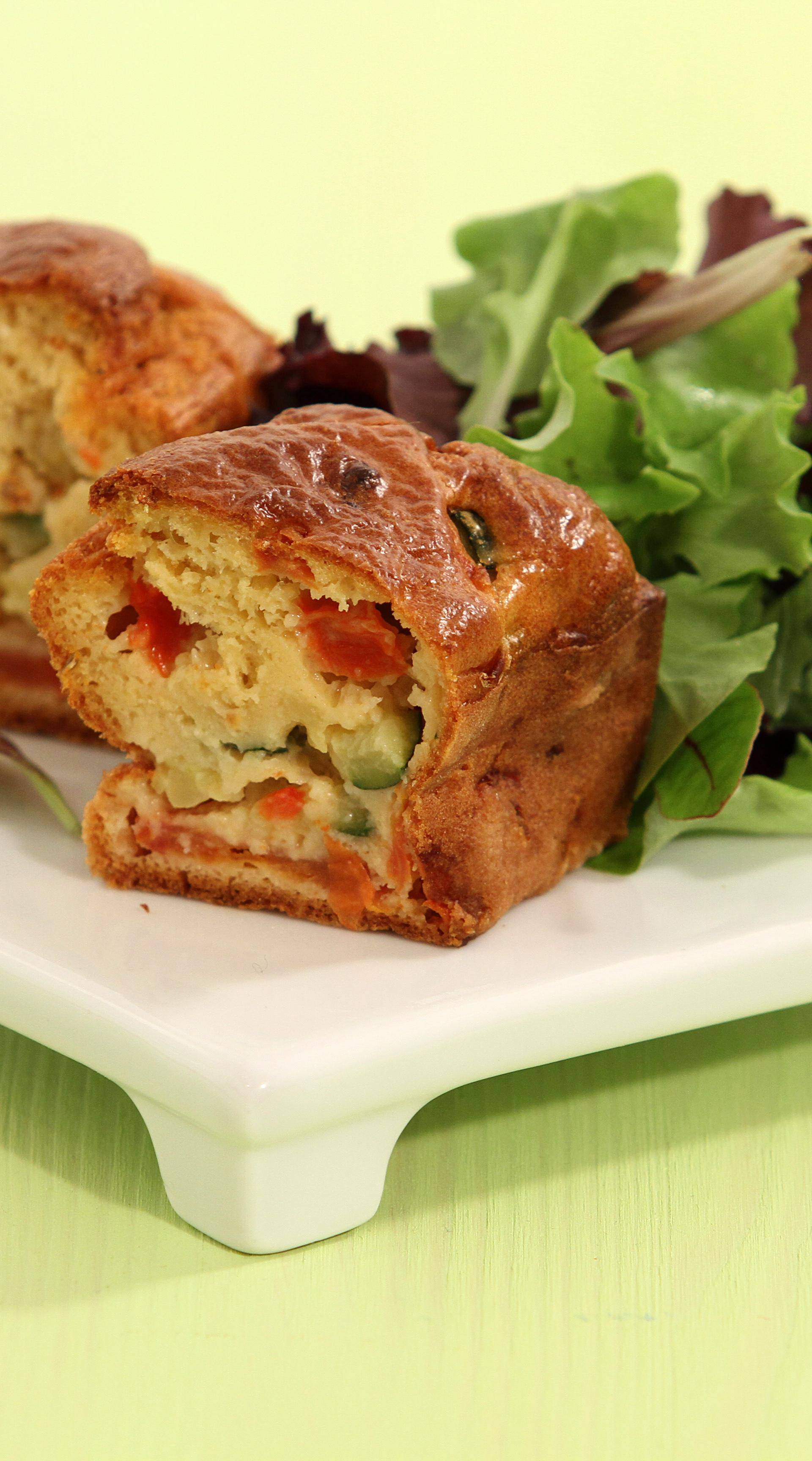 Petits cakes aux légumes du soleil - Recette Balance de cuisine | Tefal
