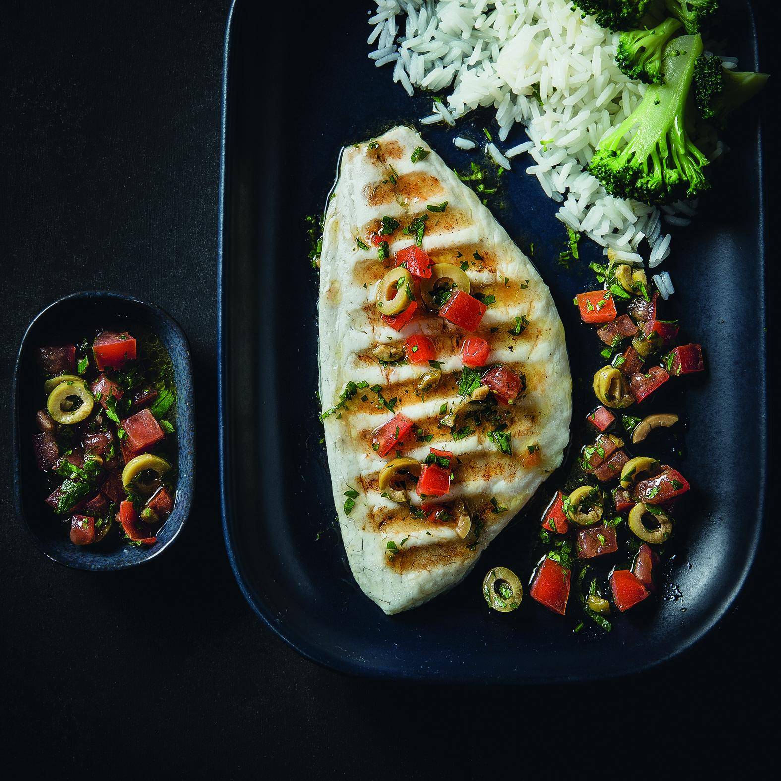 Daurade aux tomates et olives - Recette OptiGrill + | Tefal